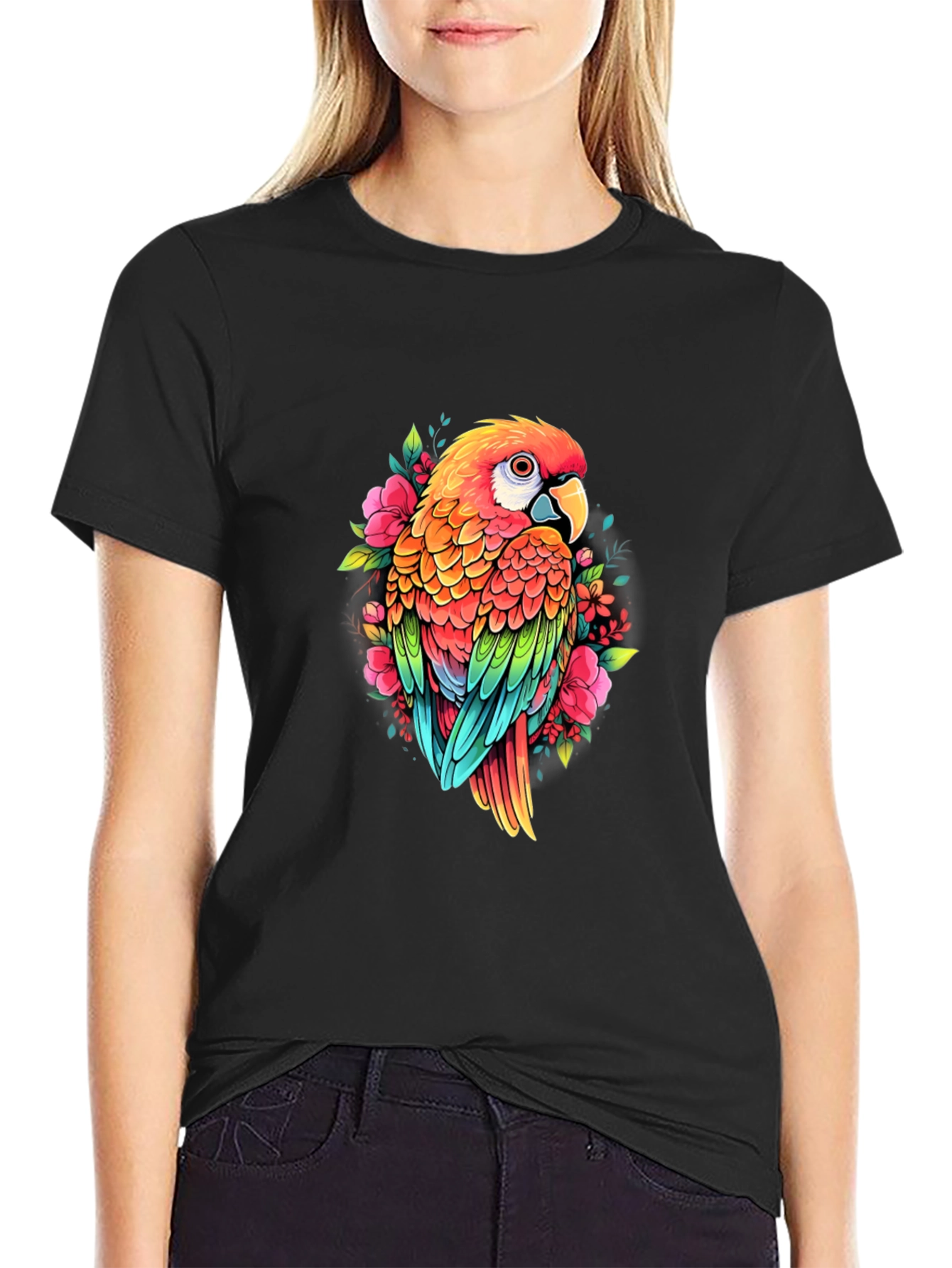 Parrot Graphic T-Shirt
