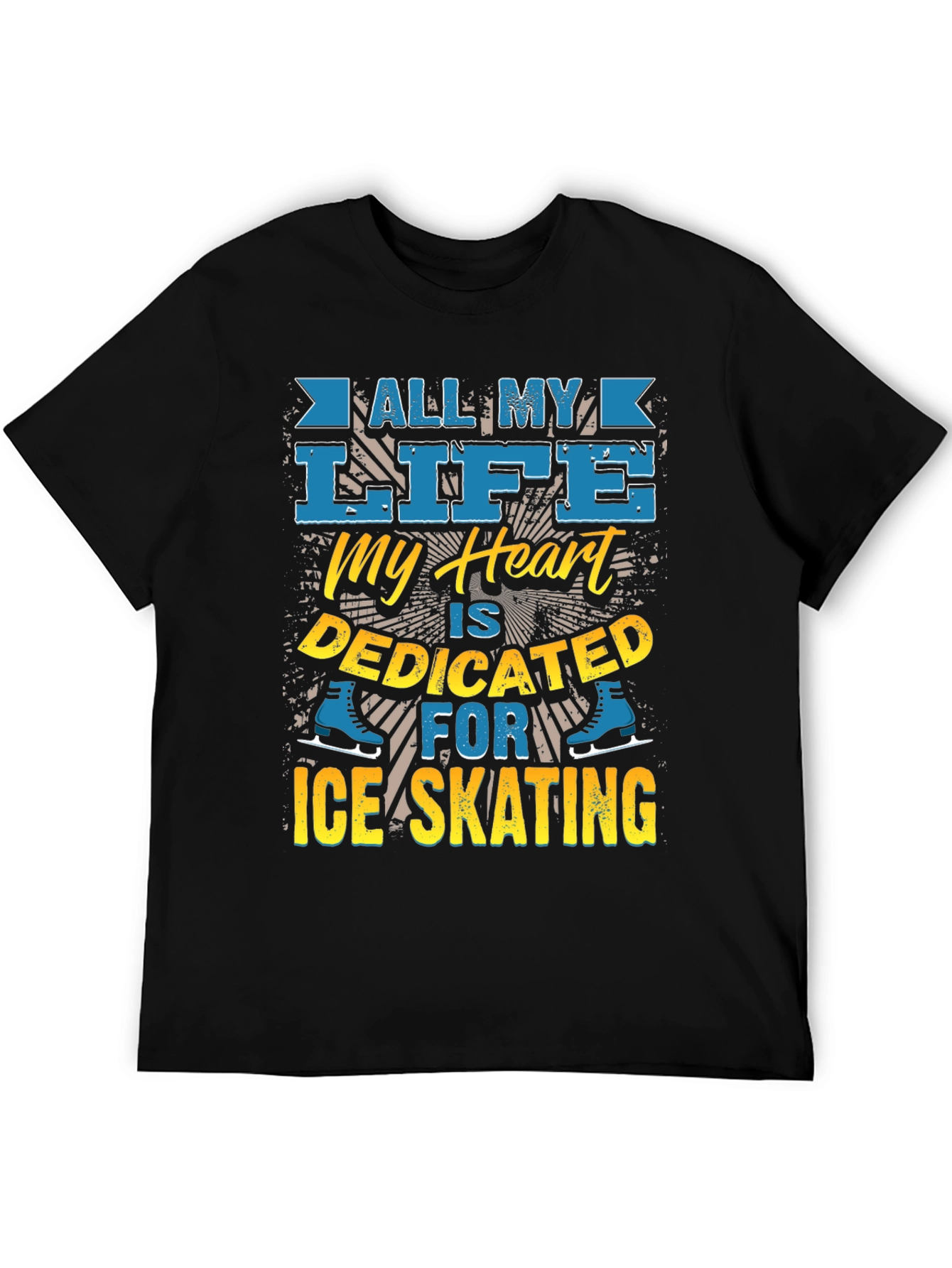 Ice Skating Devotion Graphic Tee - All My Life