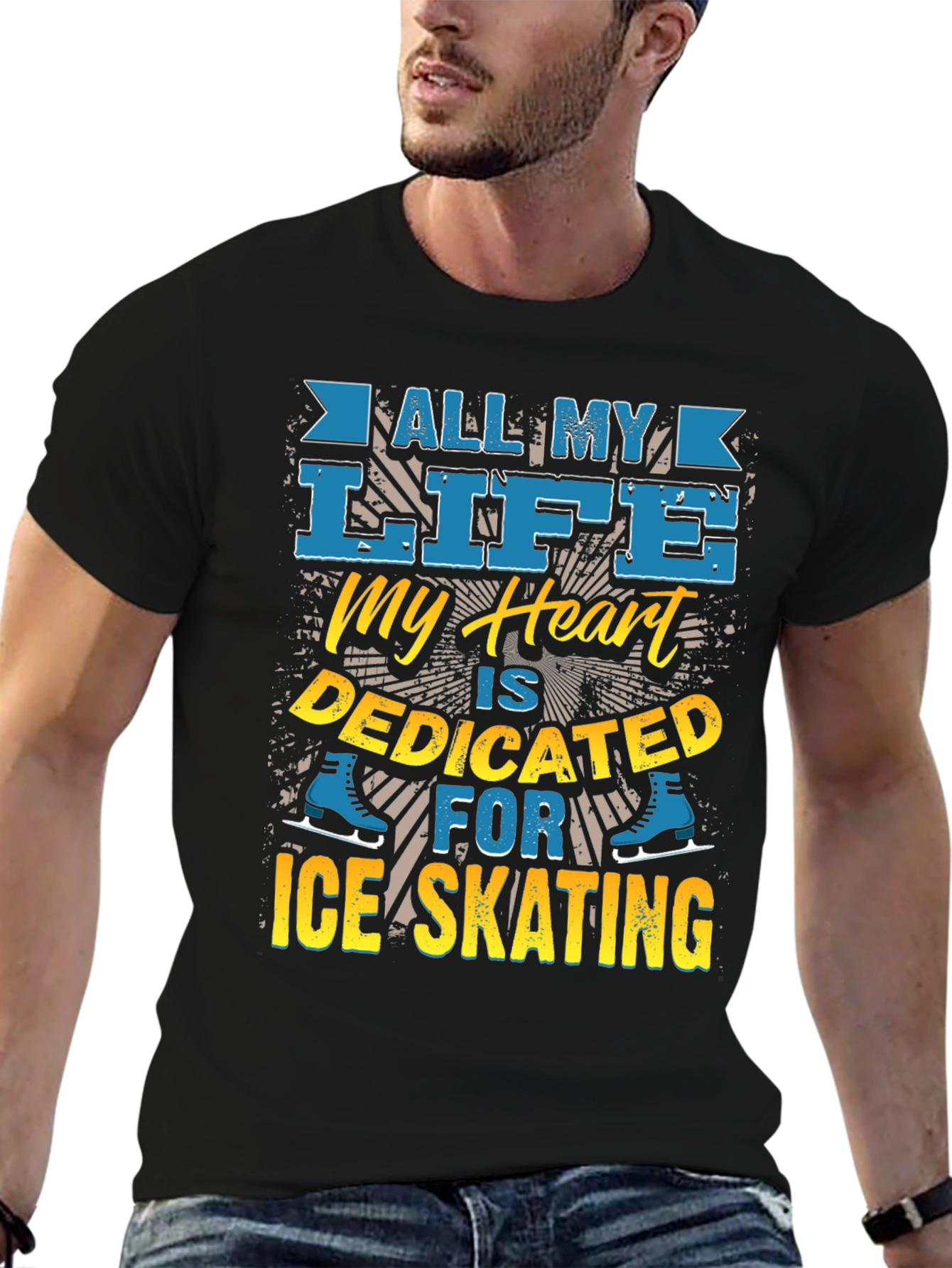 Ice Skating Devotion Graphic Tee - All My Life