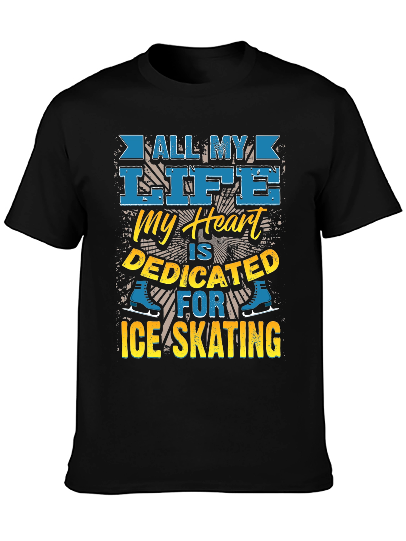 Ice Skating Devotion Graphic Tee - All My Life