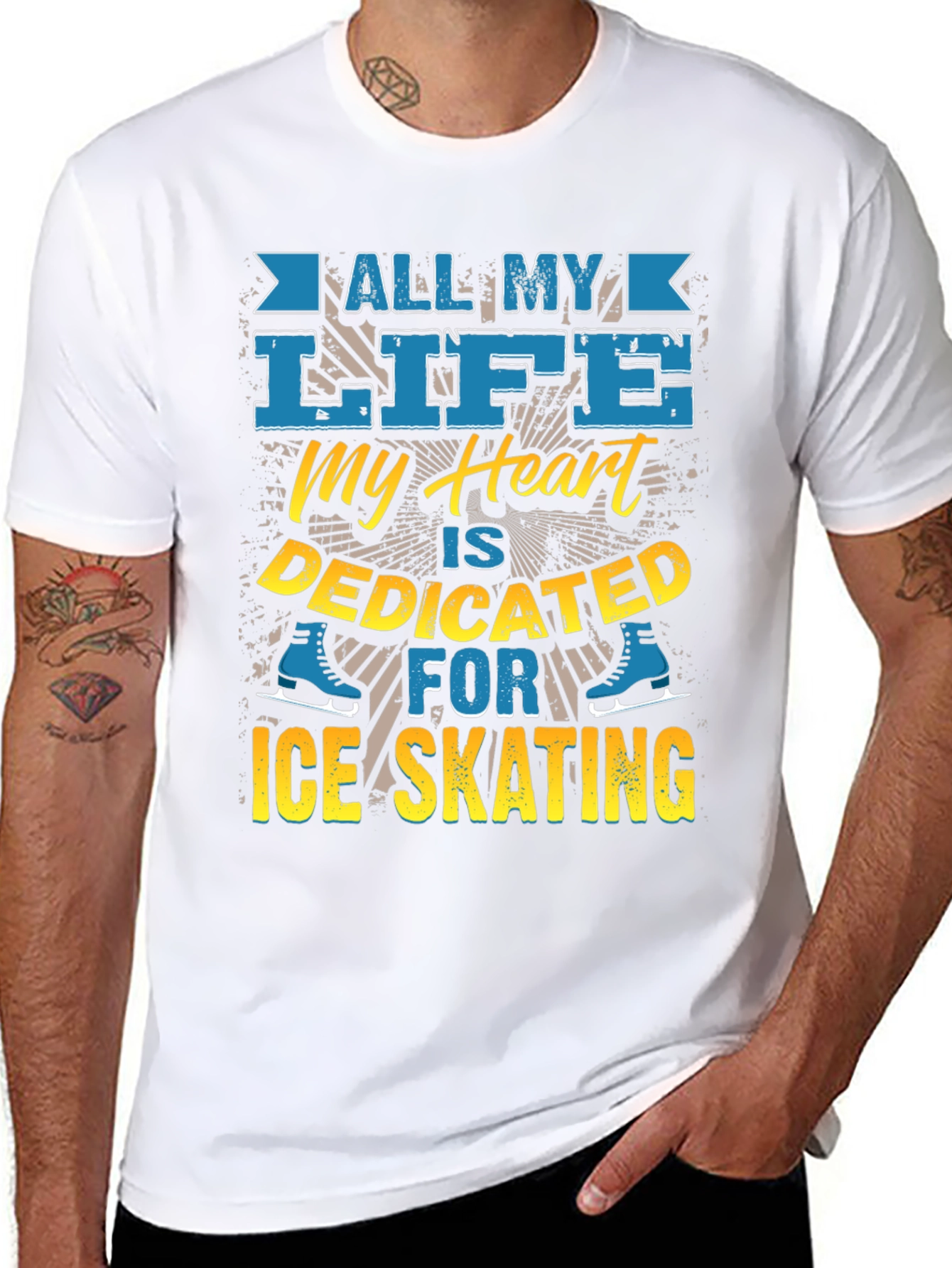 Ice Skating Devotion Graphic Tee - All My Life