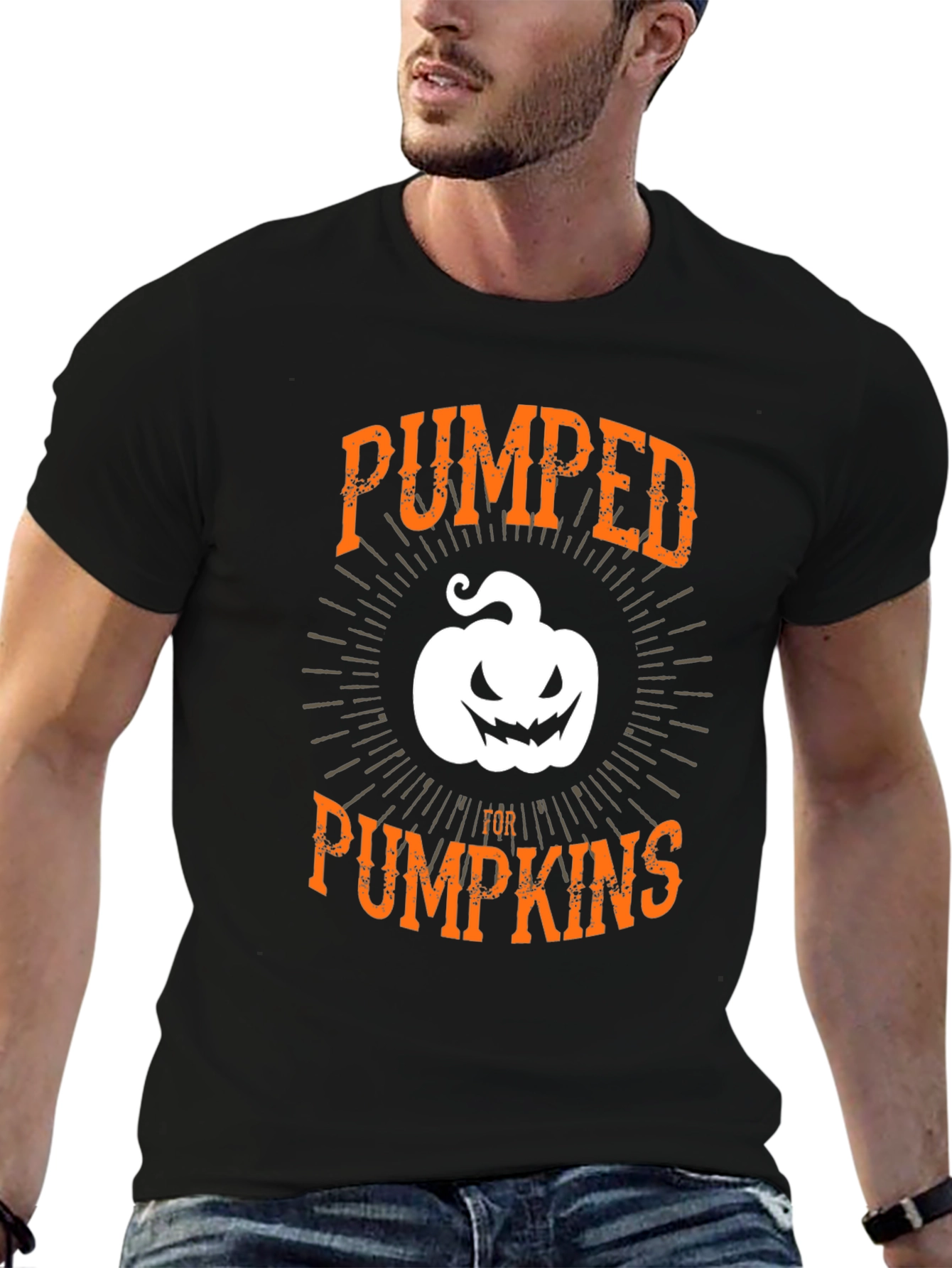 Pumped for Pumpkins Graphic Tee