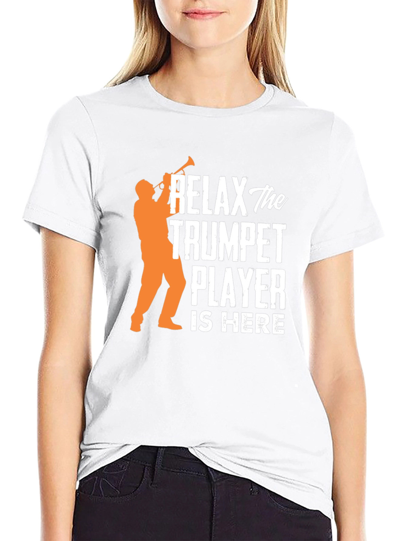 Relax Trumpet Player Here Graphic T-Shirt