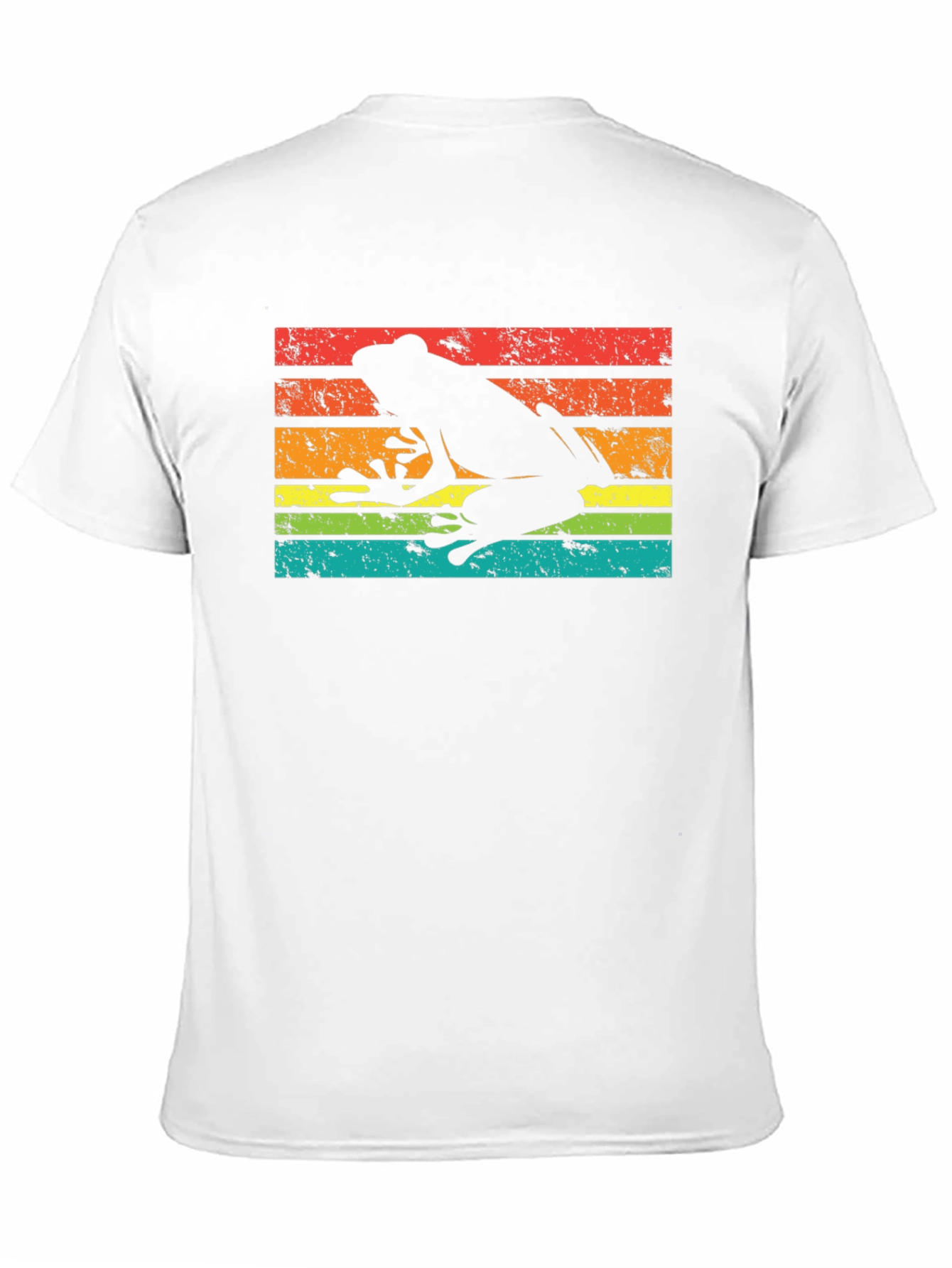 Retro Frog Silhouette Graphic T-Shirt