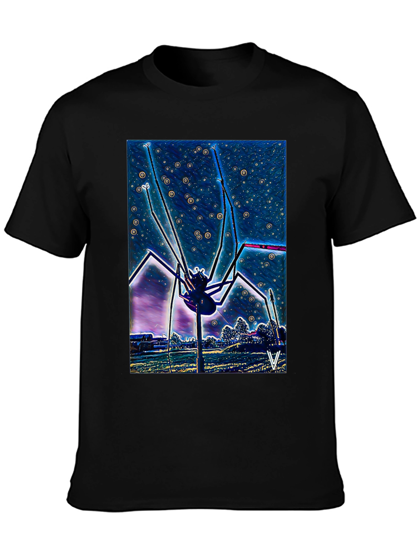 Surreal Spider Graphic Tee
