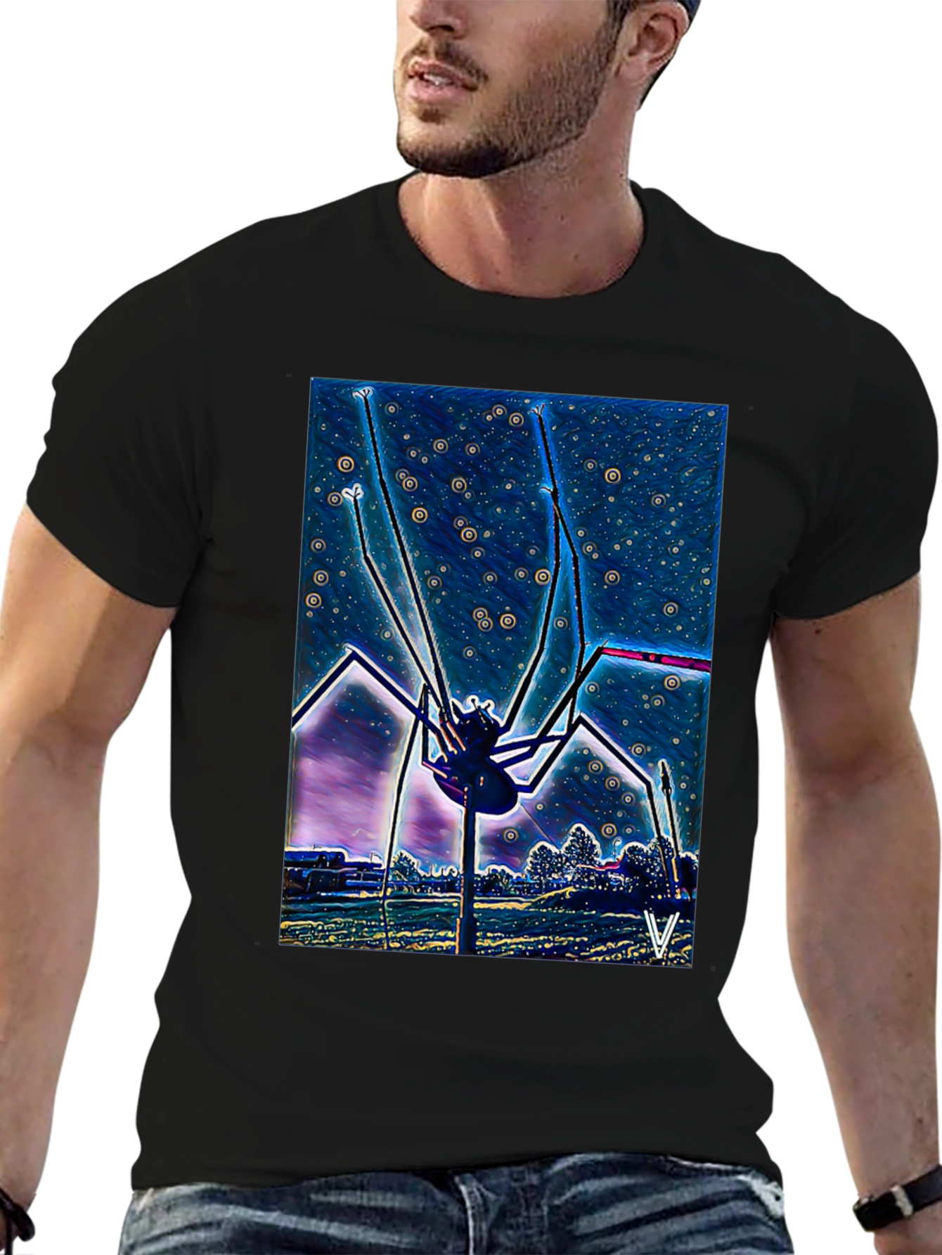 Surreal Spider Graphic Tee