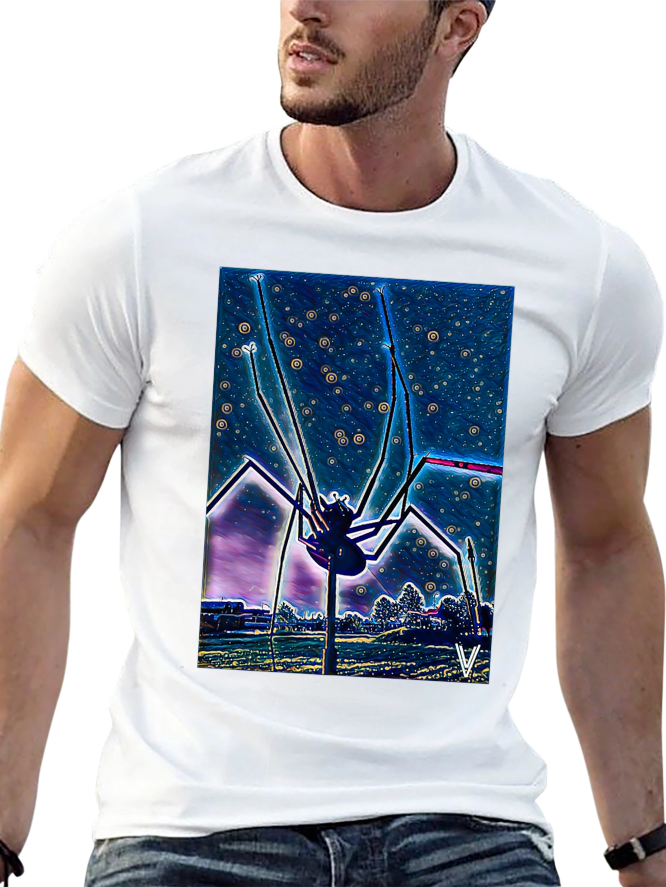 Surreal Spider Graphic Tee