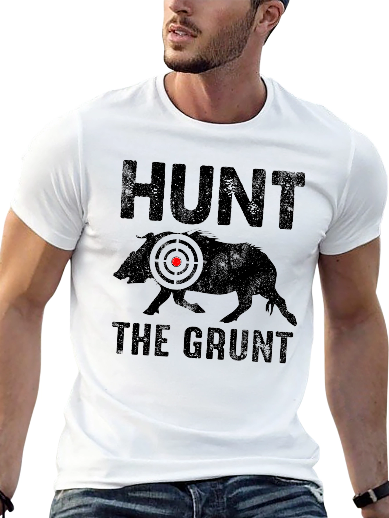 Hunt the Grunt T-Shirt - Hog Hunting Tee