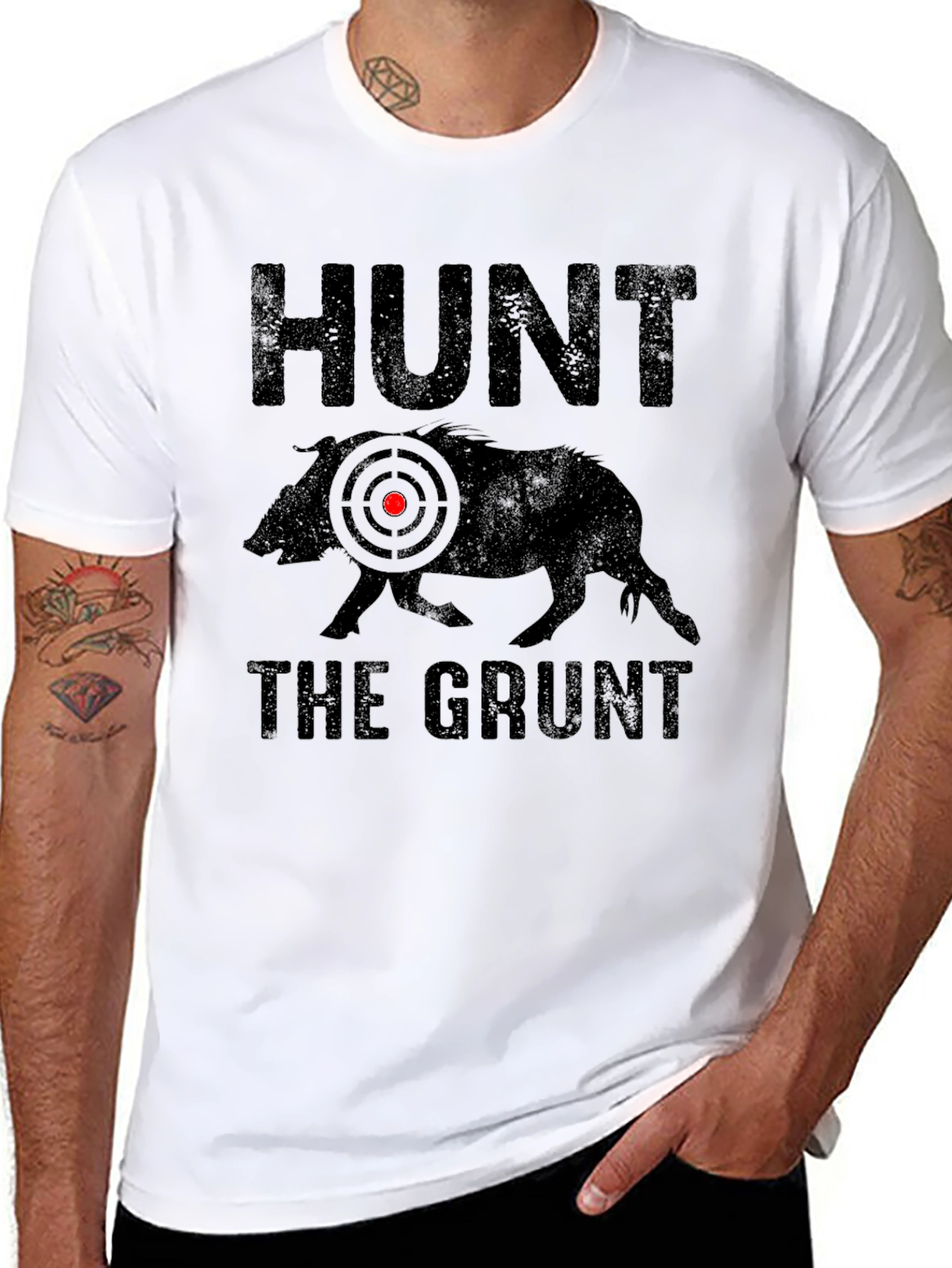 Hunt the Grunt T-Shirt - Hog Hunting Tee