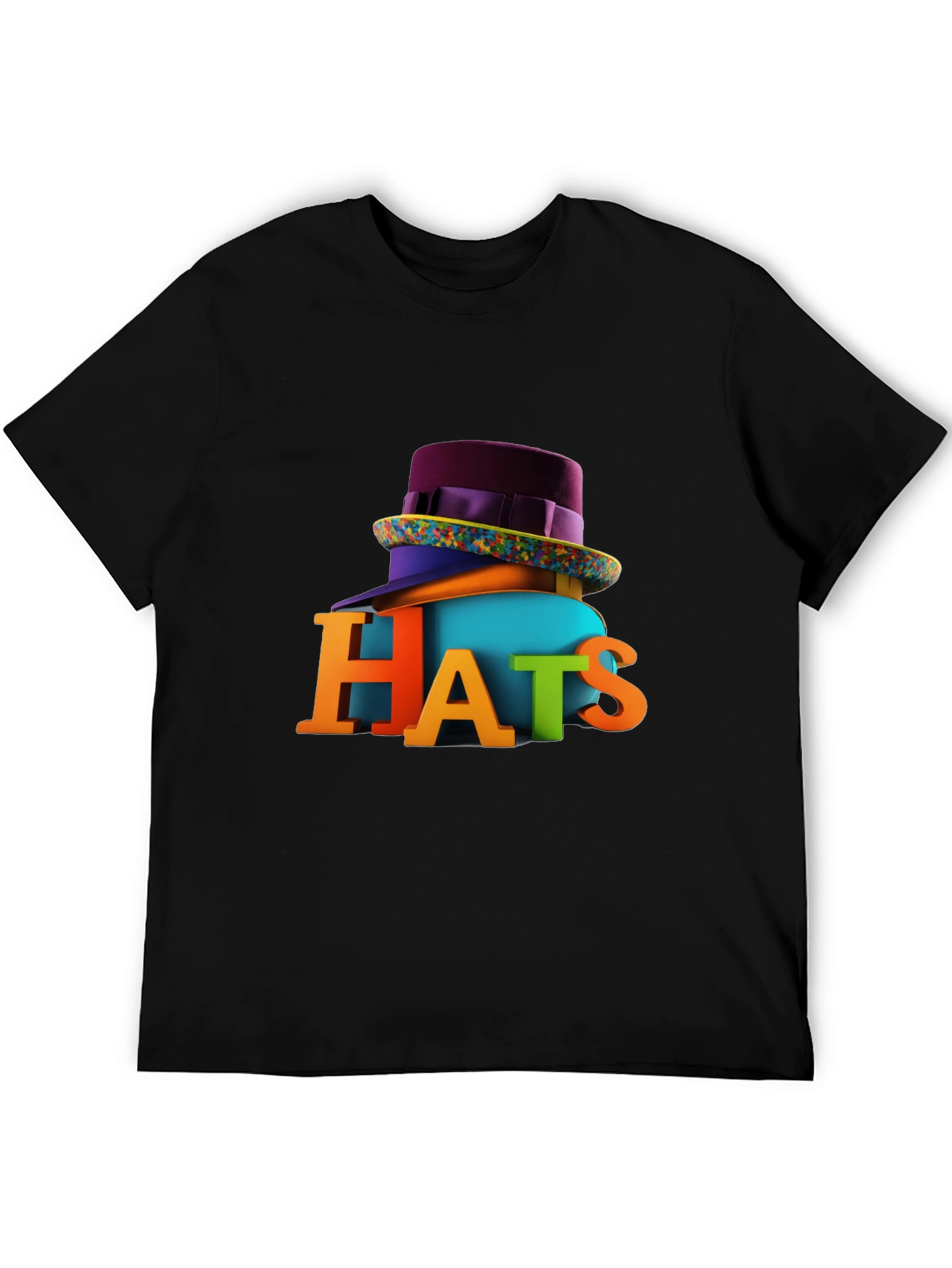 Colorful Hats Graphic Tee