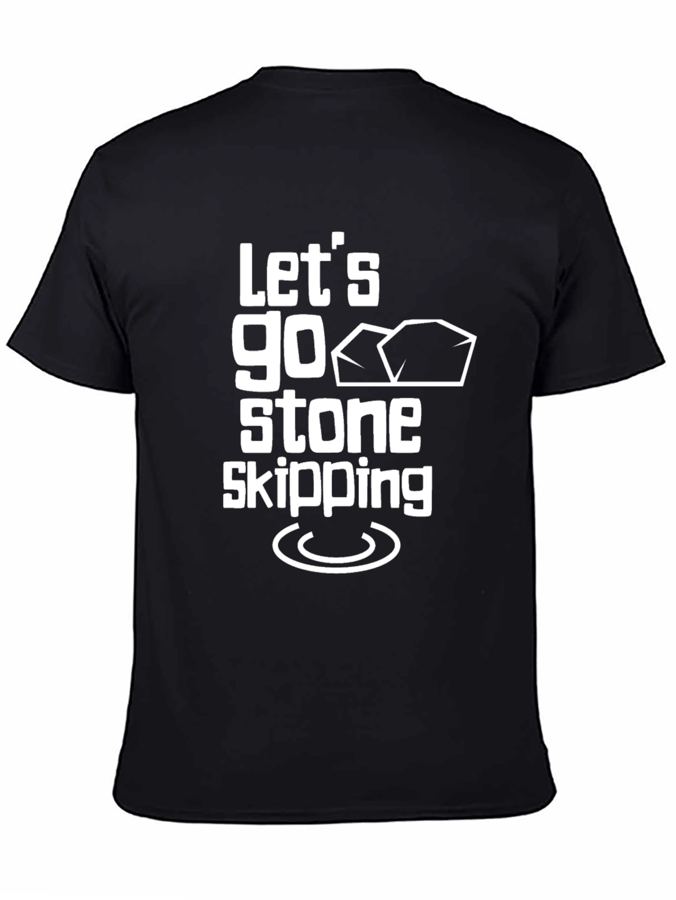 Lets Go Stone Skipping Graphic T-Shirt