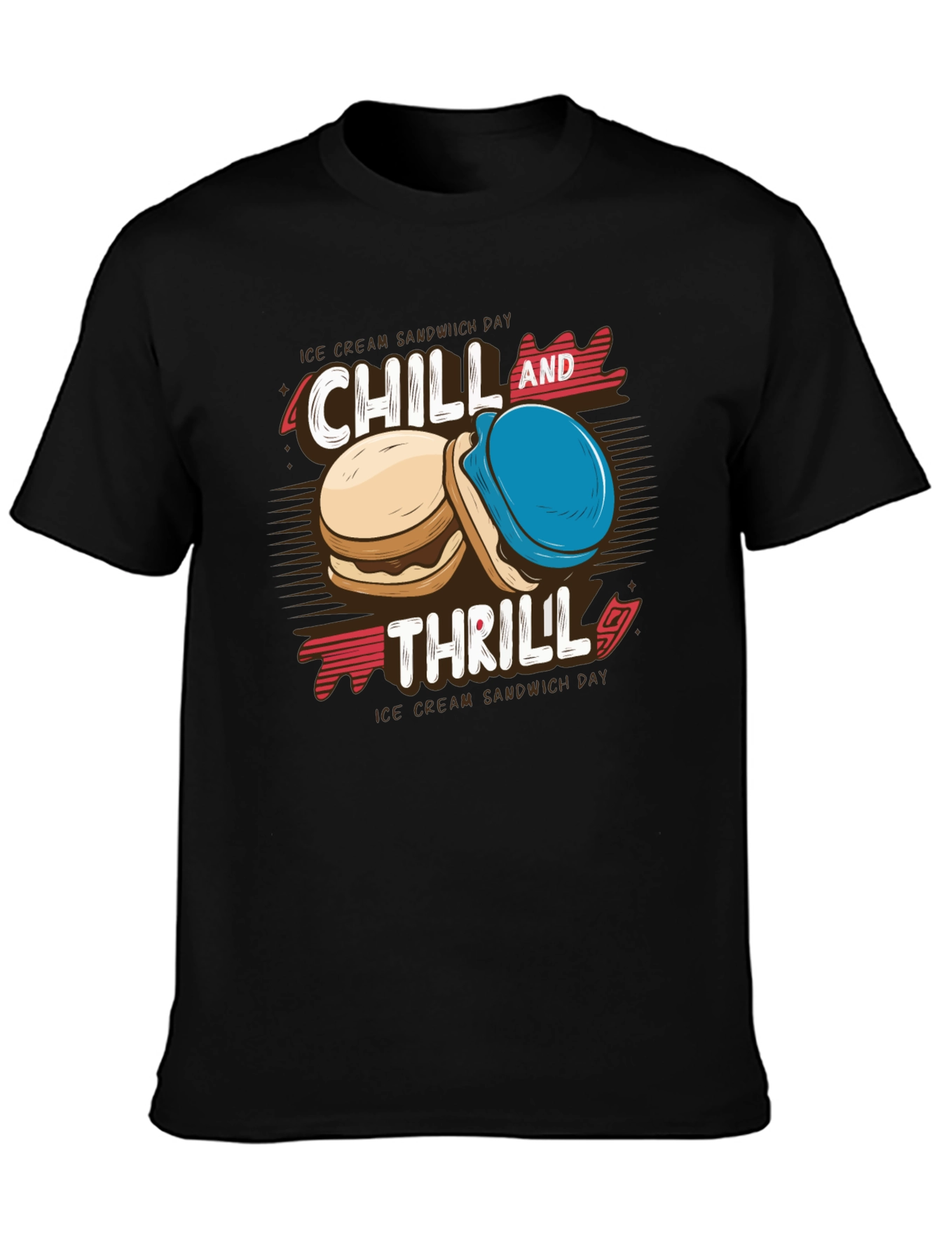 Chill & Thrill Ice Cream Sandwich T-Shirt