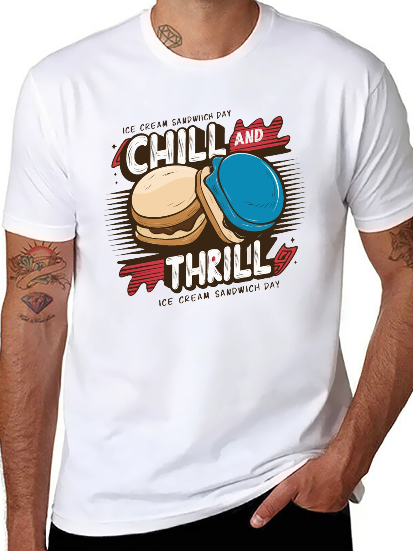 Chill & Thrill Ice Cream Sandwich T-Shirt