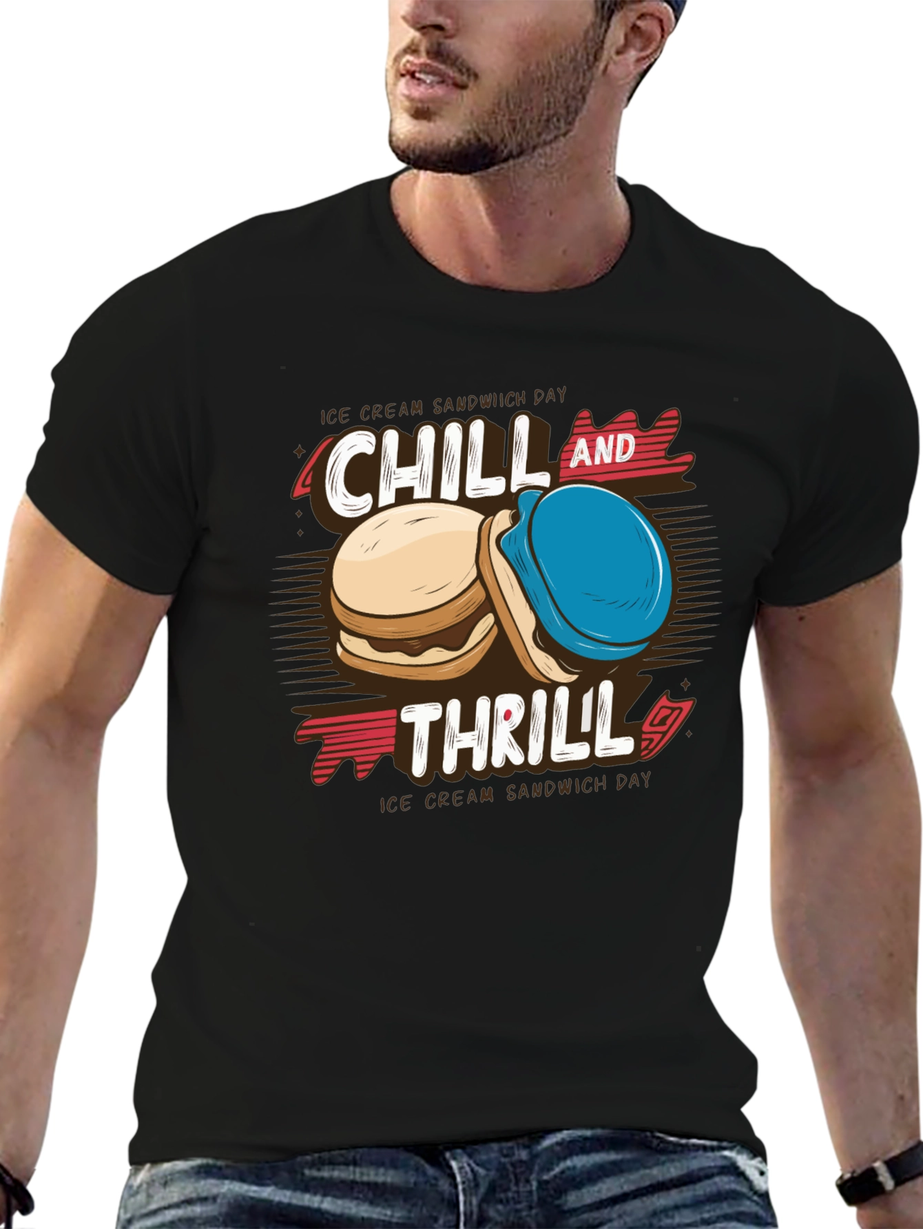 Chill & Thrill Ice Cream Sandwich T-Shirt