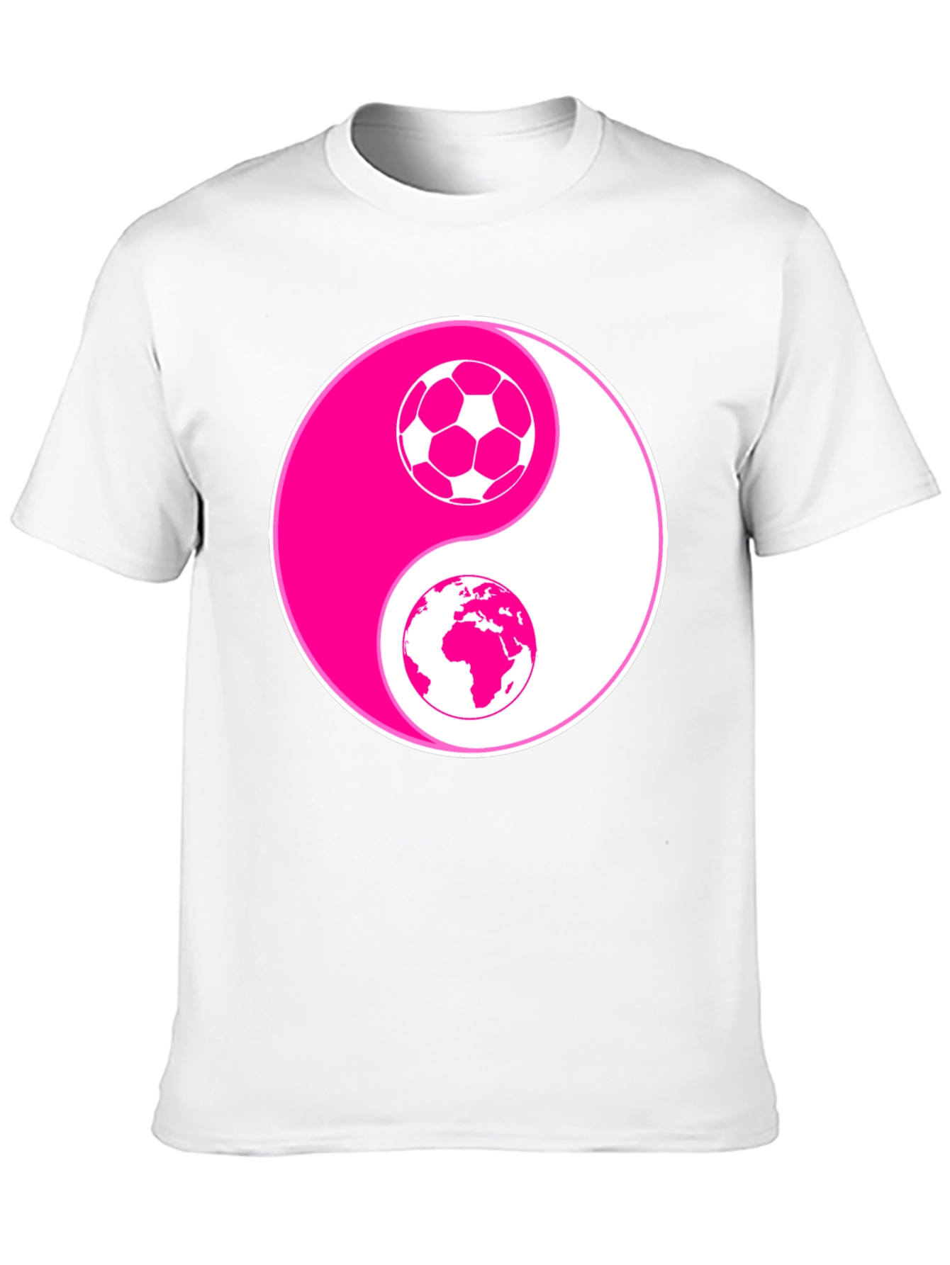 Yin Yang Soccer Earth T-Shirt