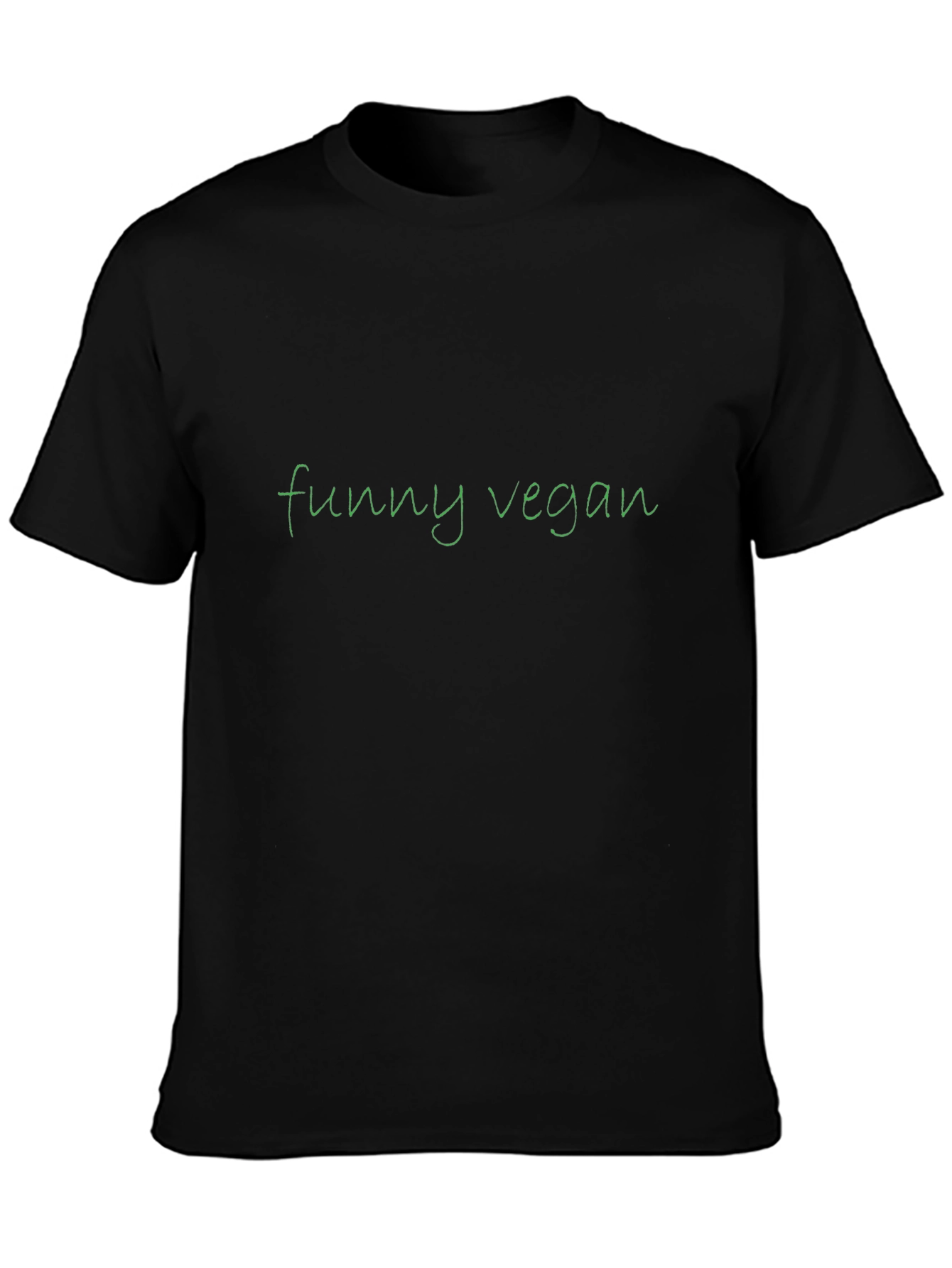 Funny Vegan Black T-Shirt - Unisex