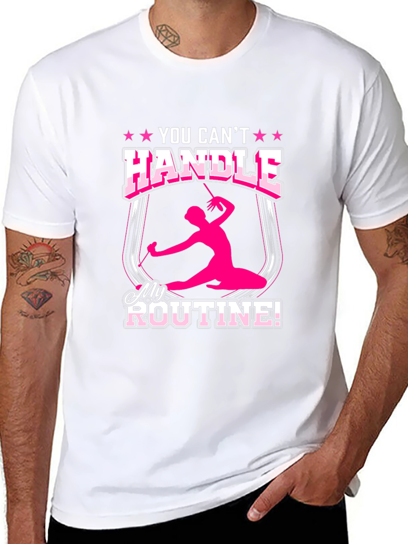 Rhythmic Gymnastics T-Shirt You Cant Handle My Routine
