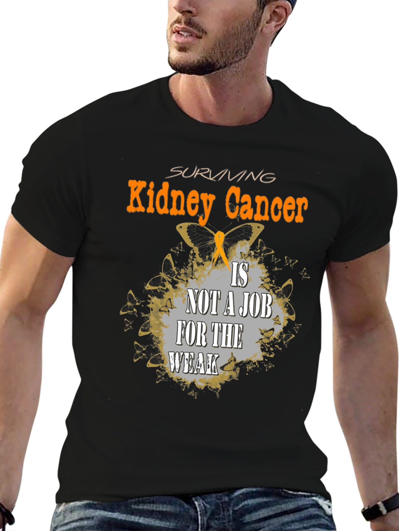 Kidney Cancer Survivor T-Shirt - Black