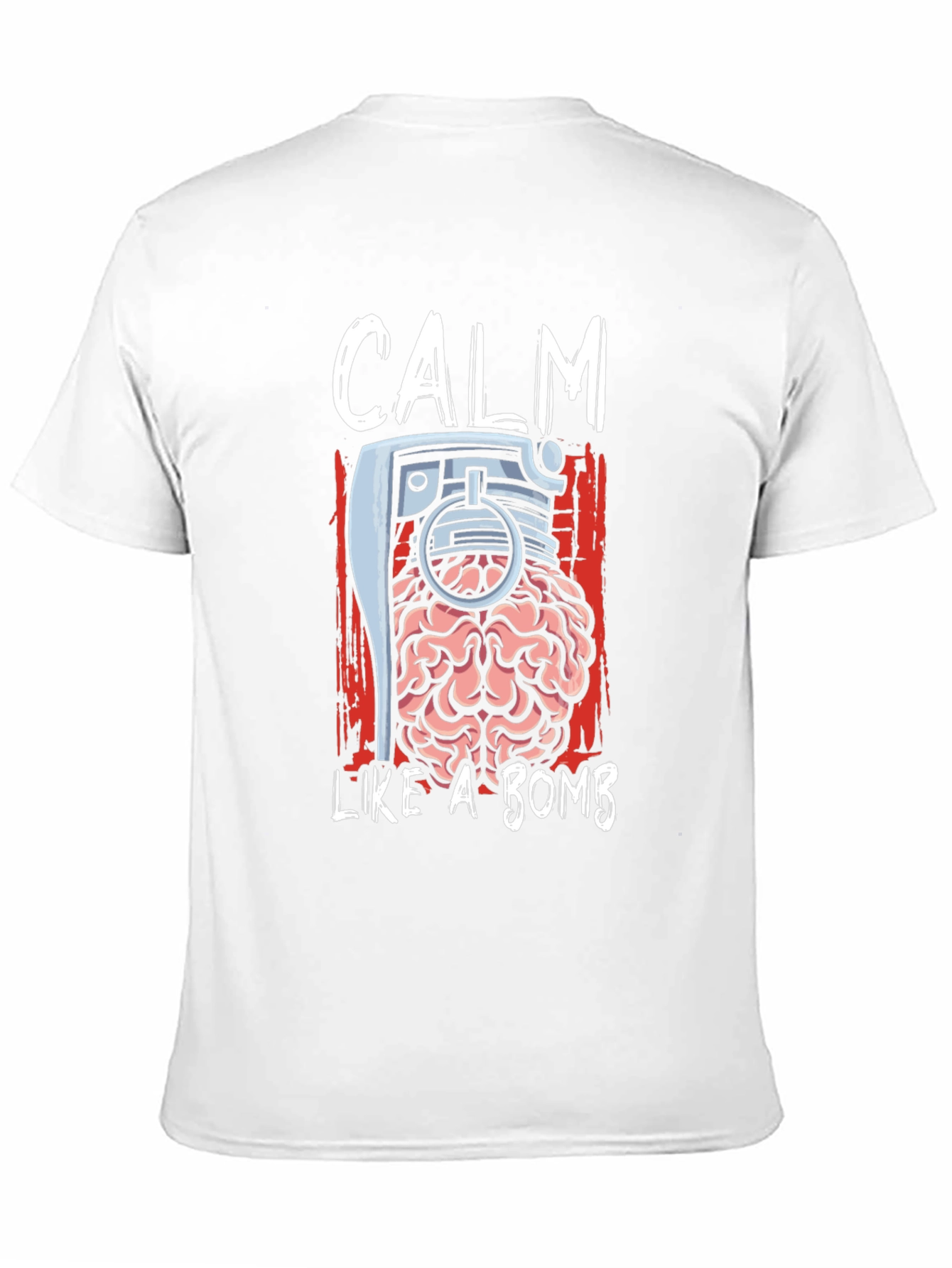 Calm Like a Bomb Brain Grenade T-Shirt