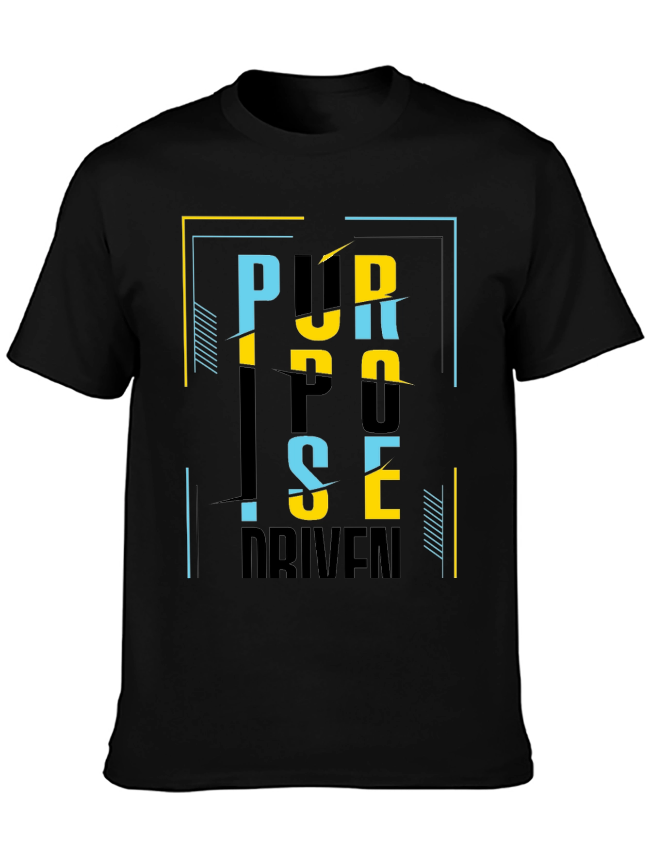Purpose Driven Graphic Black T-Shirt