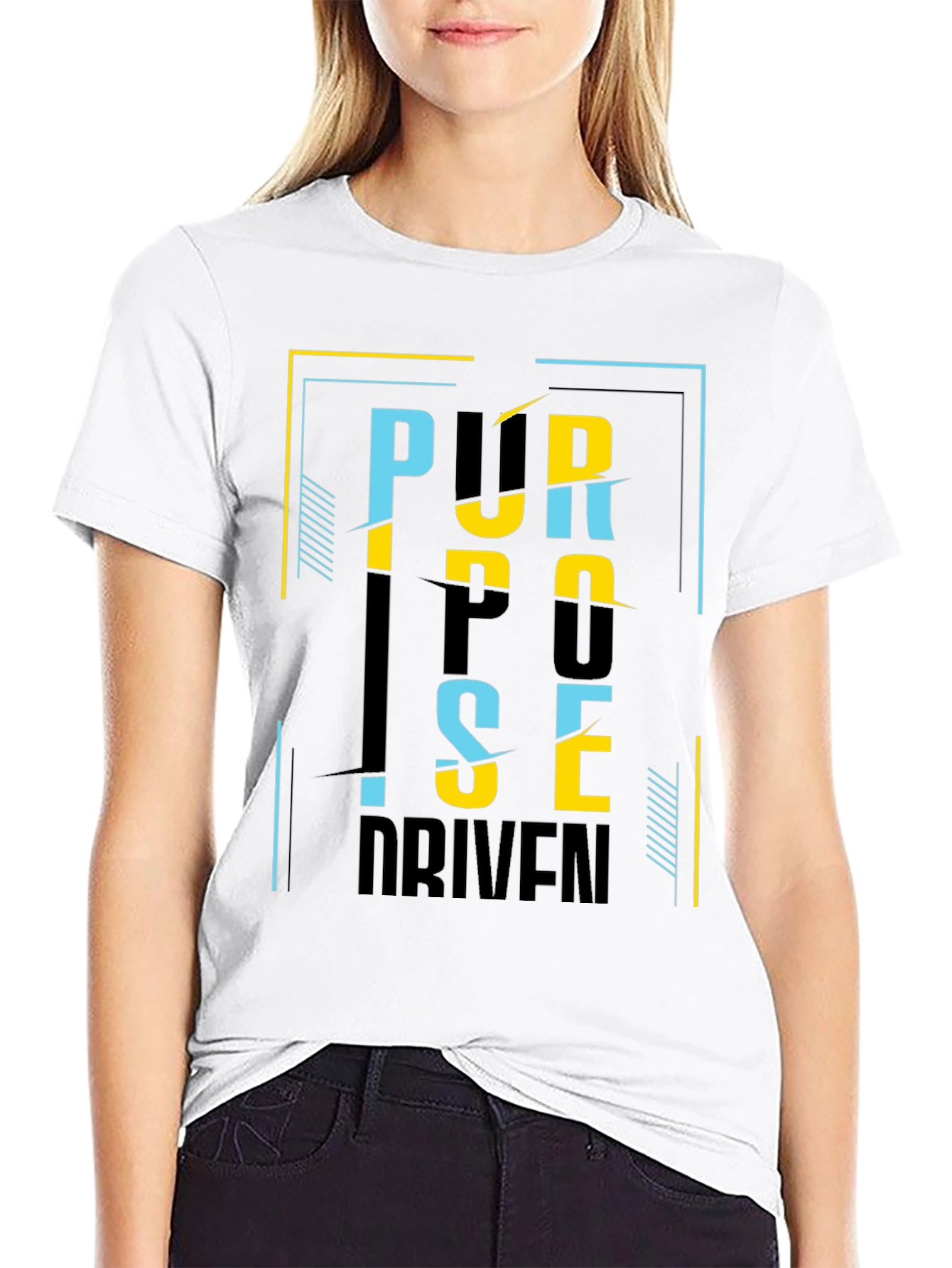 Purpose Driven Graphic Black T-Shirt