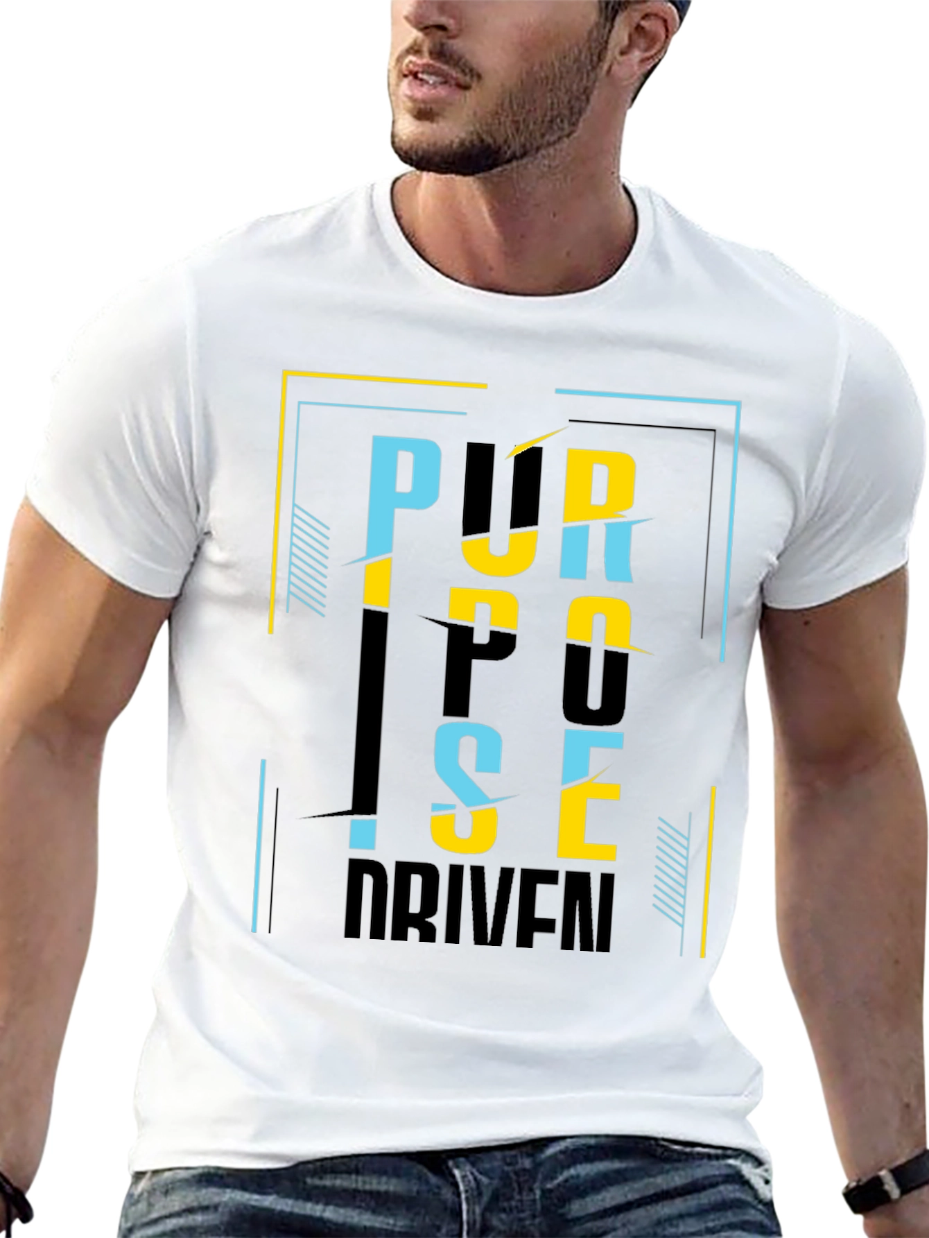 Purpose Driven Graphic Black T-Shirt