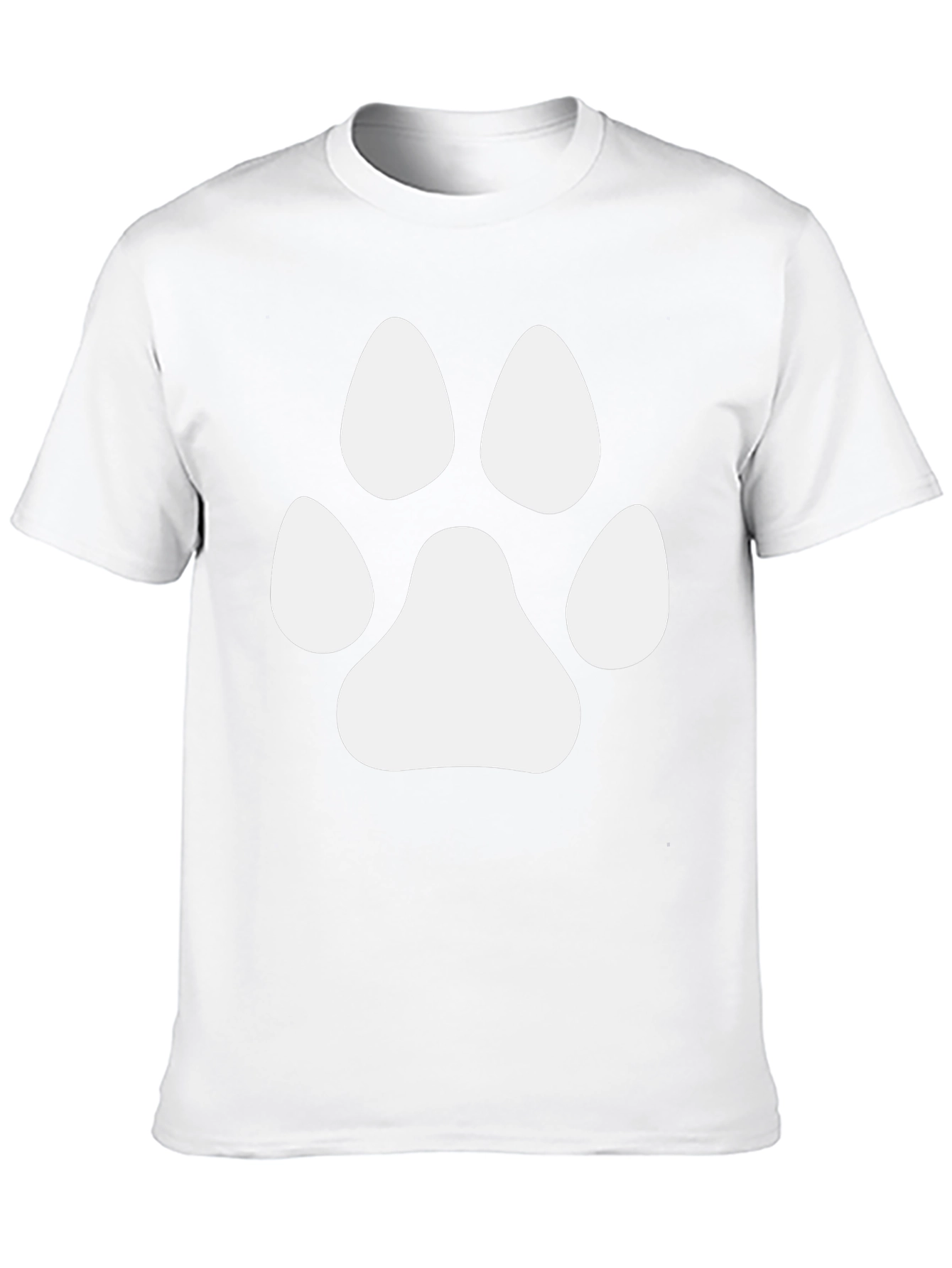 Paw Print Graphic Tee - Black Unisex T-Shirt