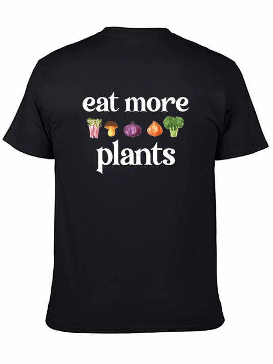Eat More Plants Graphic Tee - Vegan Shirt