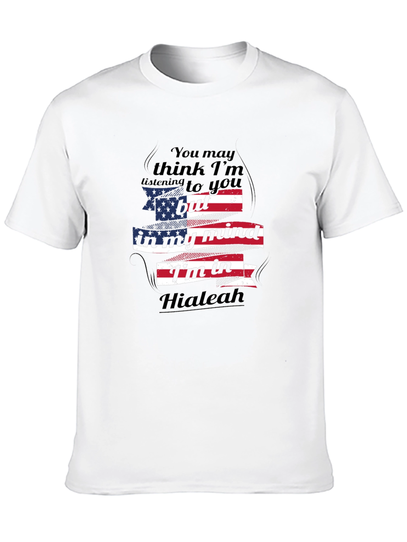 Hialeah Mind T-Shirt - American Flag Design