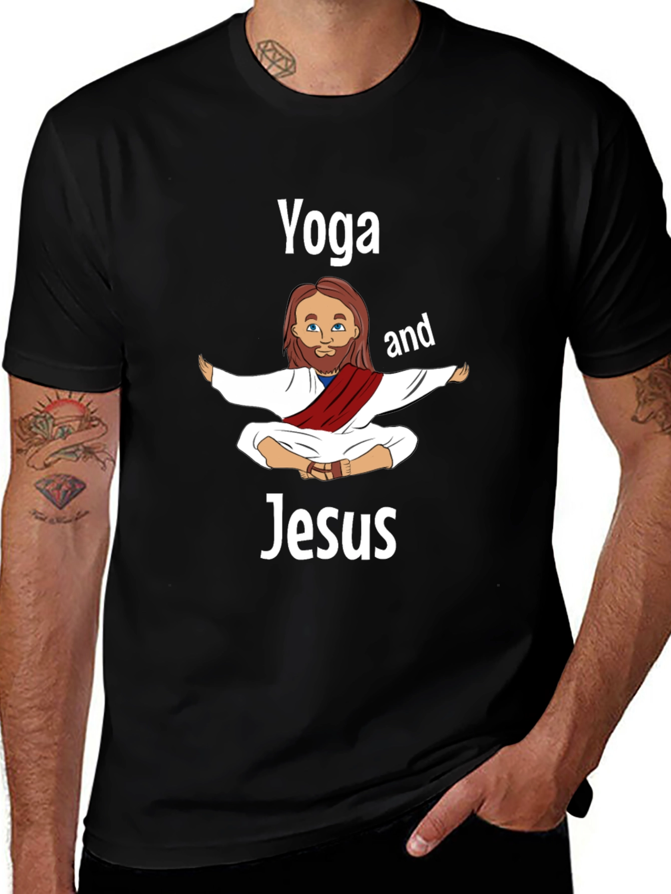 Yoga and Jesus T-Shirt