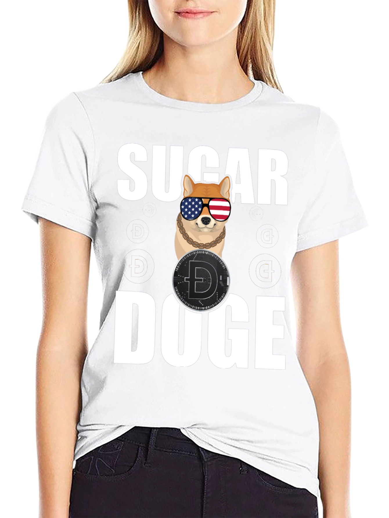 Sugar Doge T-Shirt - Trendy Crypto Tee