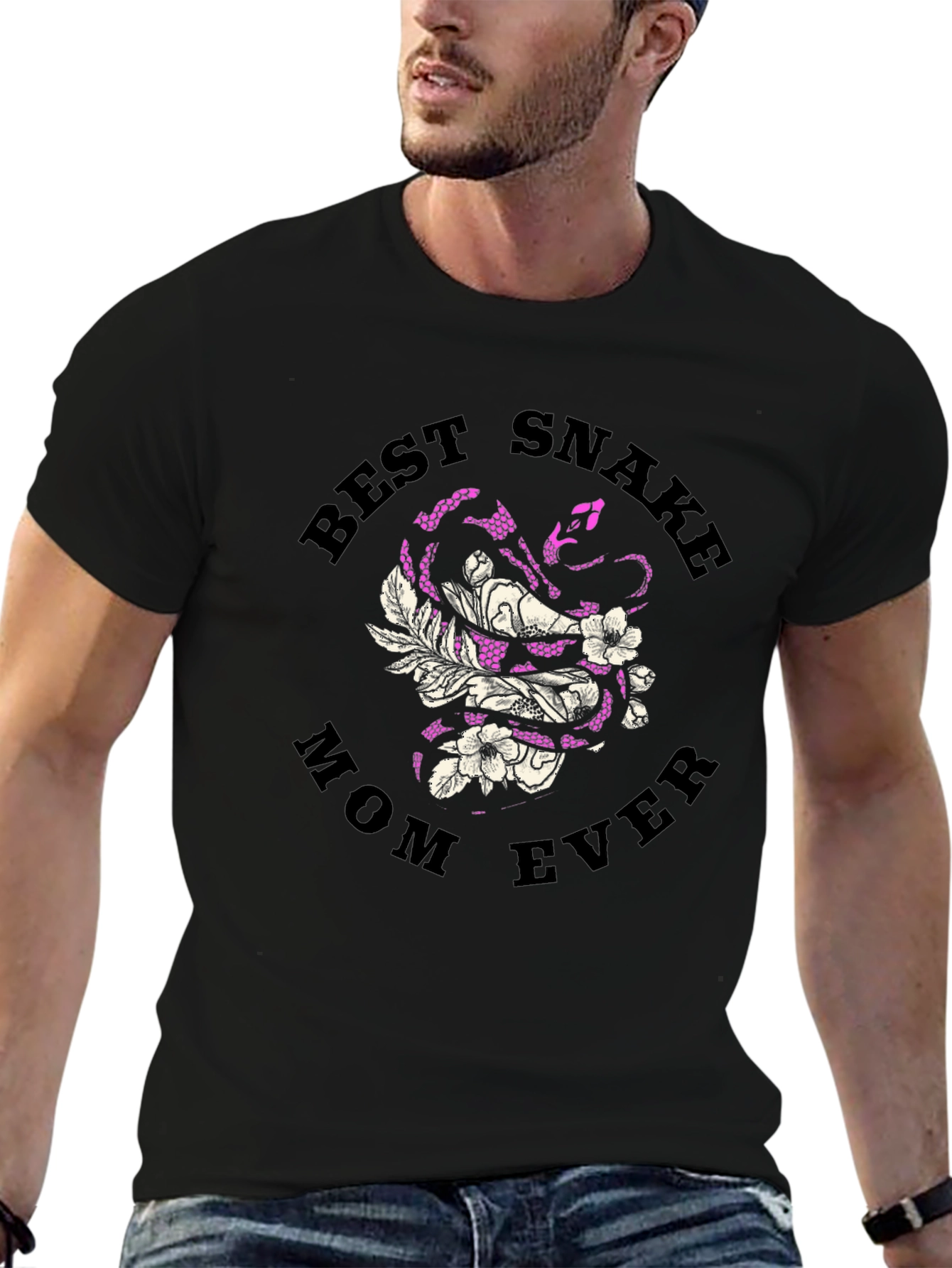 Best Snake Mom Ever Graphic T-Shirt