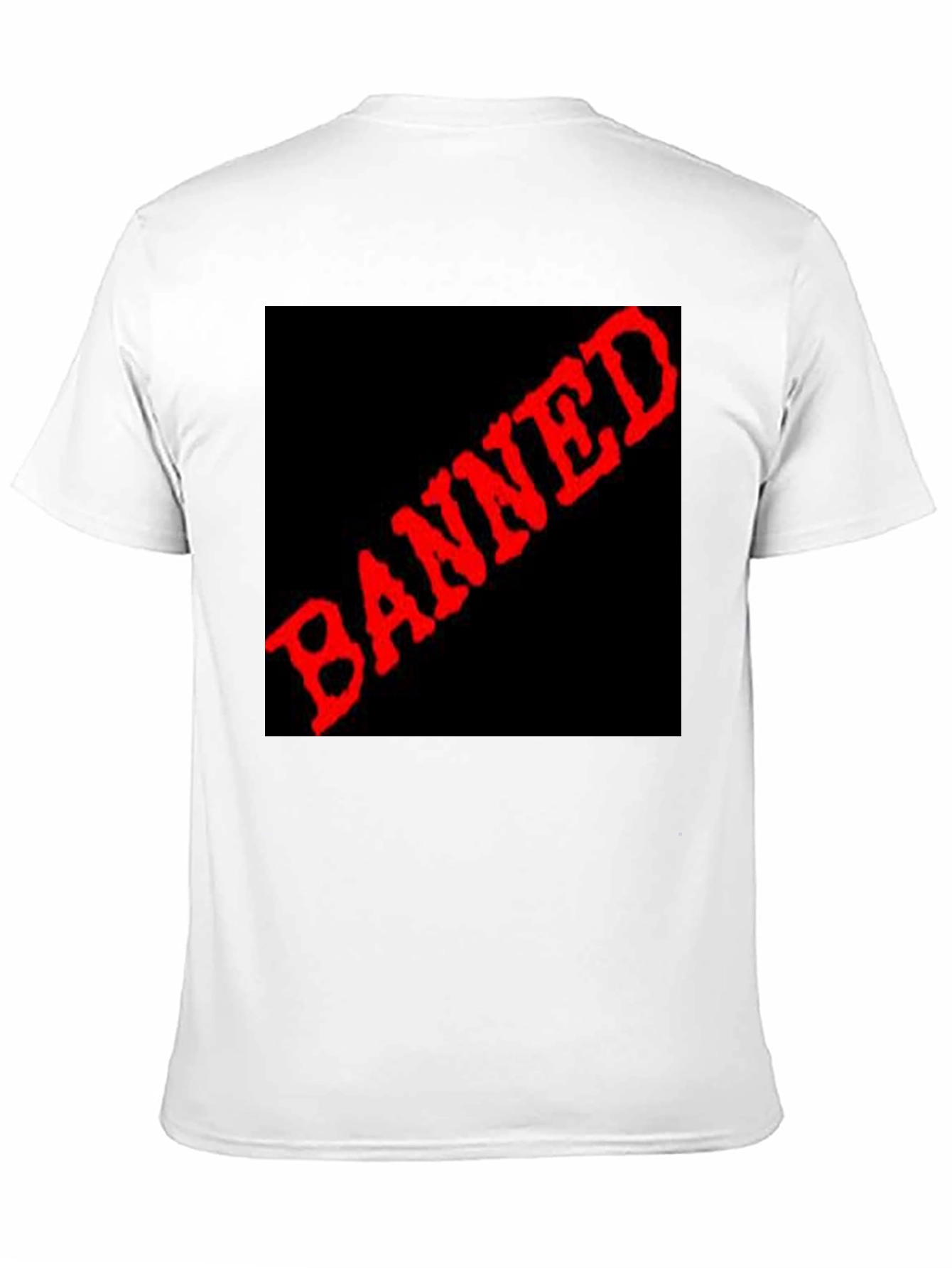 Banned Graphic Tee - Edgy Statement T-Shirt