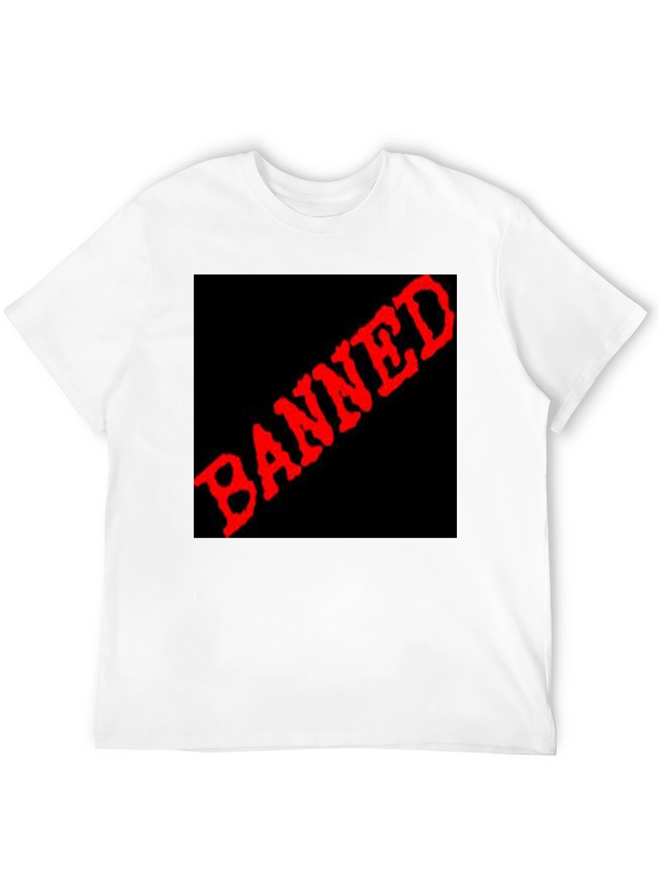 Banned Graphic Tee - Edgy Statement T-Shirt