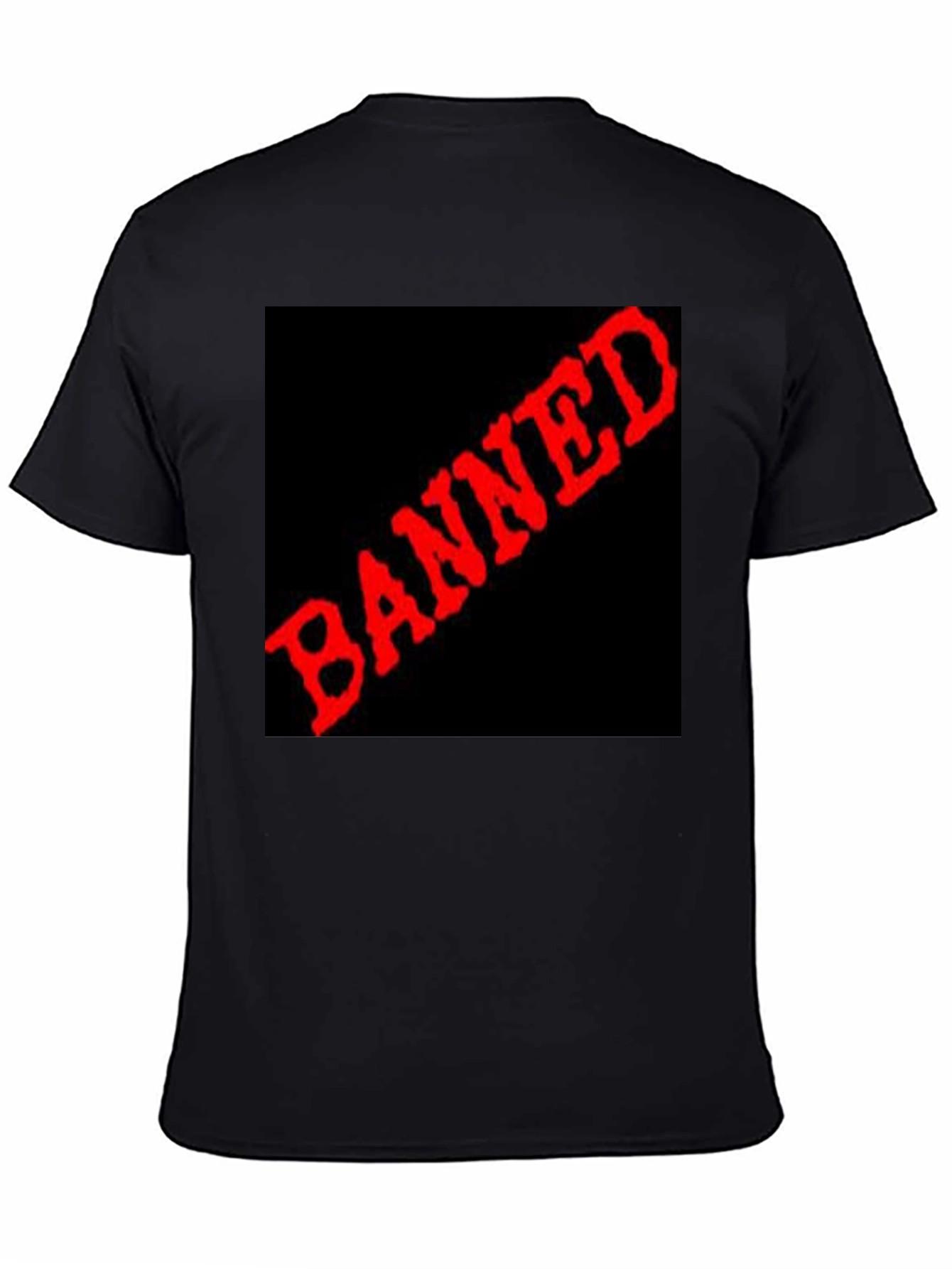 Banned Graphic Tee - Edgy Statement T-Shirt