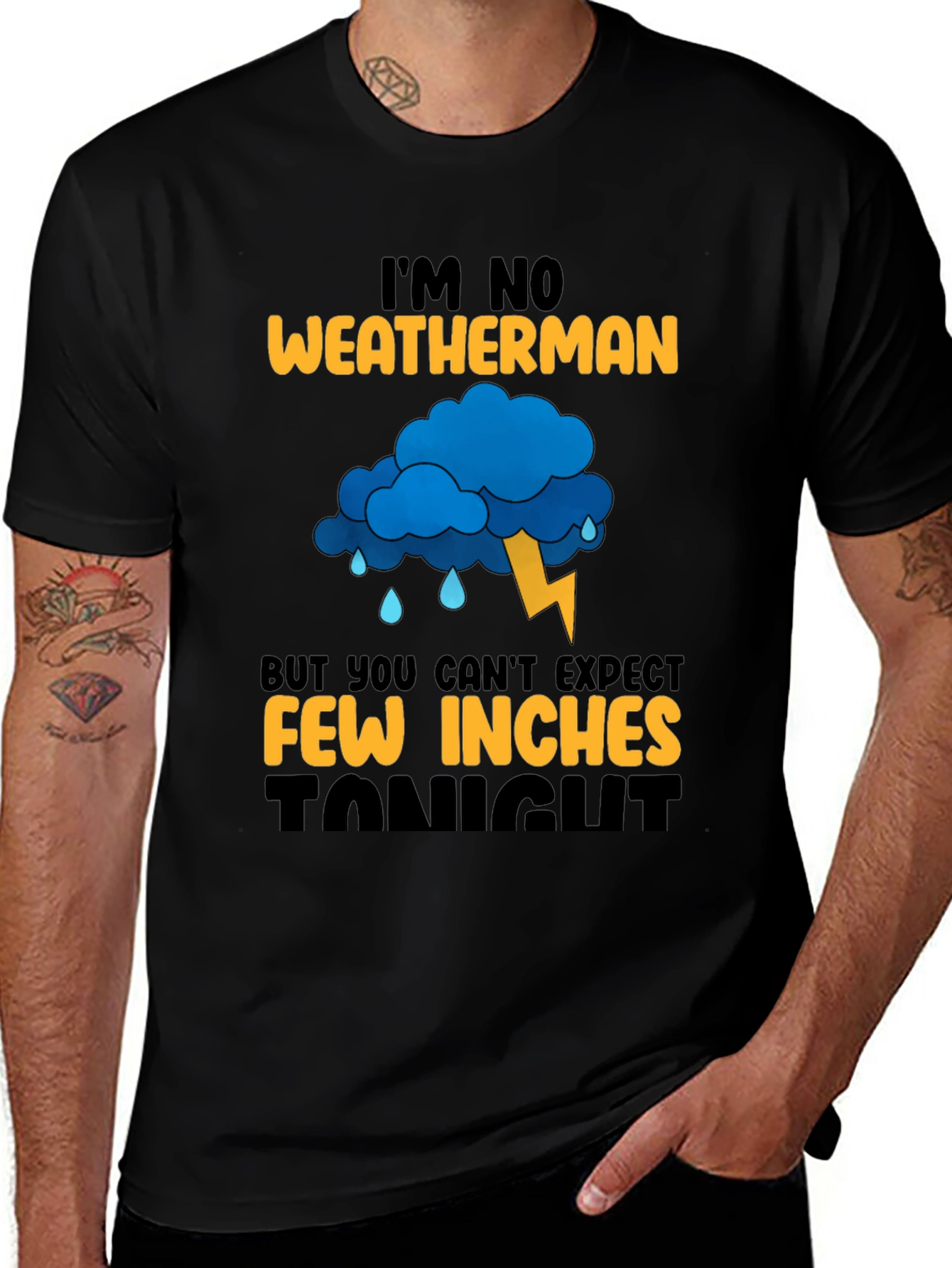 Funny Weatherman Graphic T-Shirt