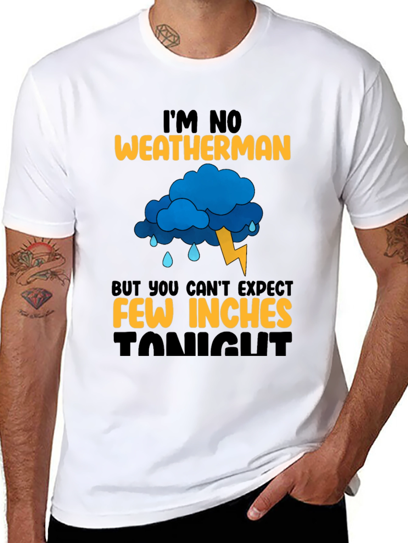 Funny Weatherman Graphic T-Shirt