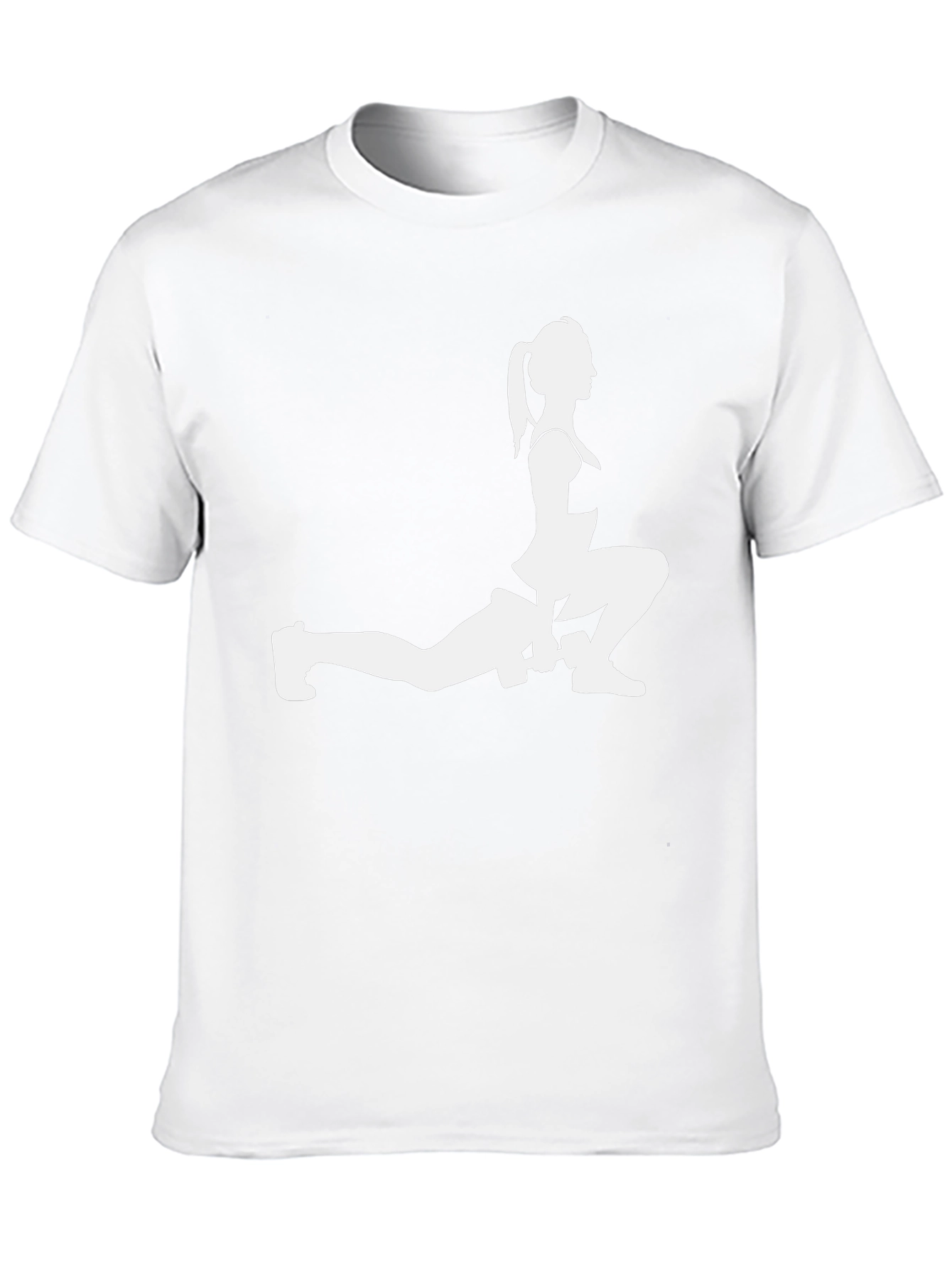 Fitness Woman Silhouette T-Shirt