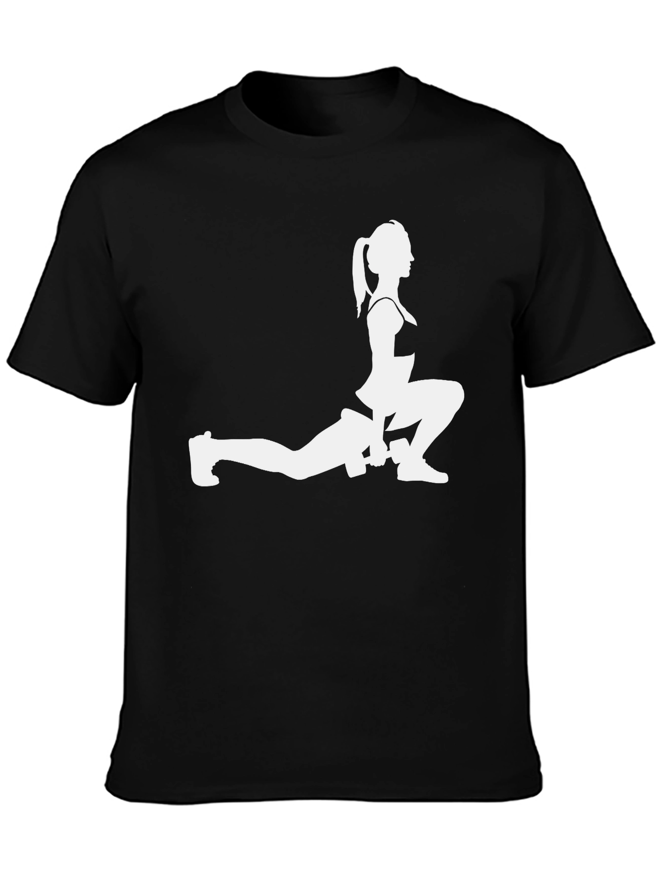 Fitness Woman Silhouette T-Shirt