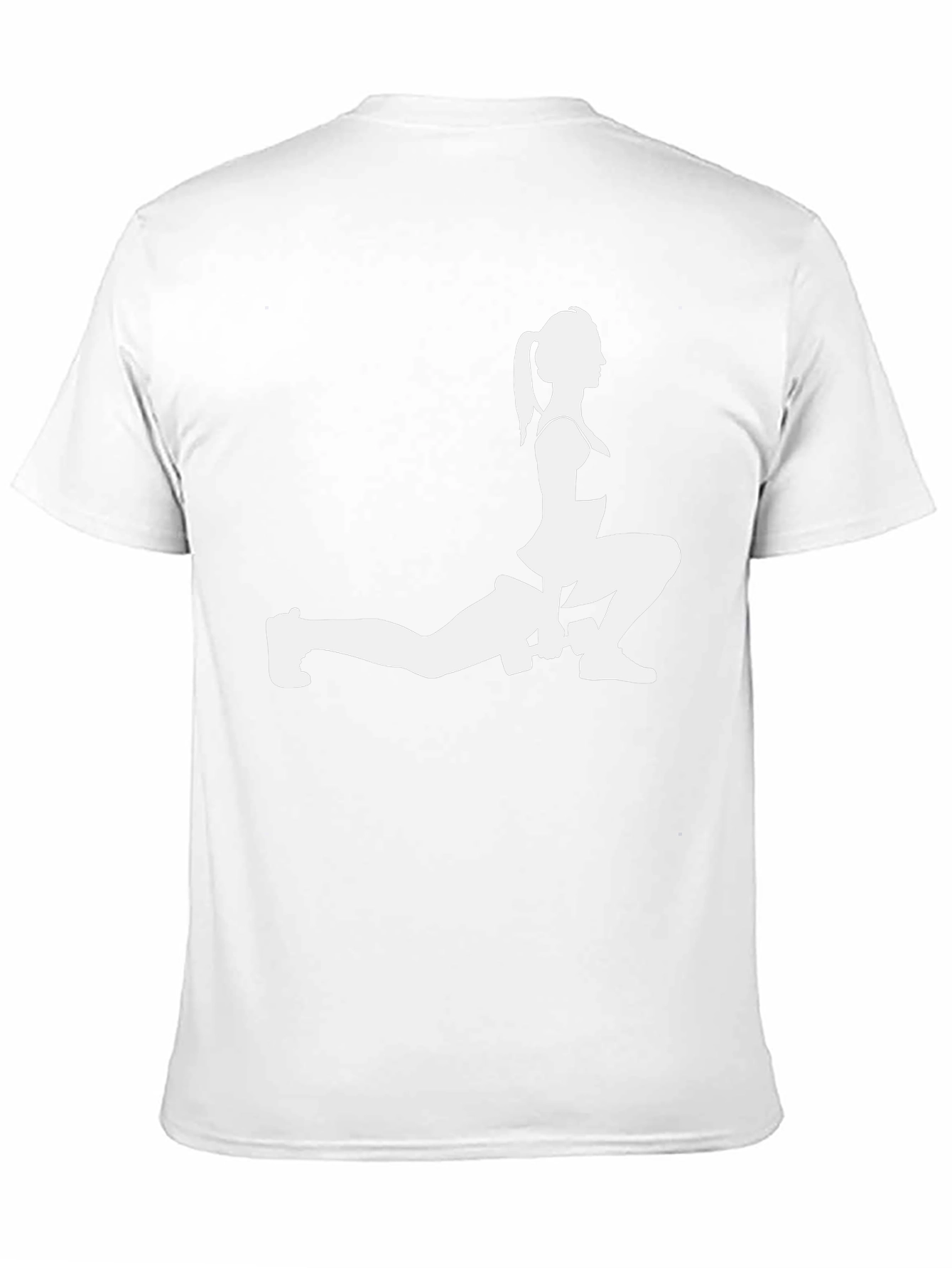Fitness Woman Silhouette T-Shirt