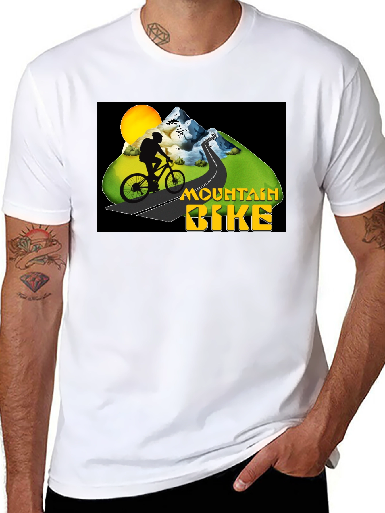 Mountain Bike Graphic T-Shirt