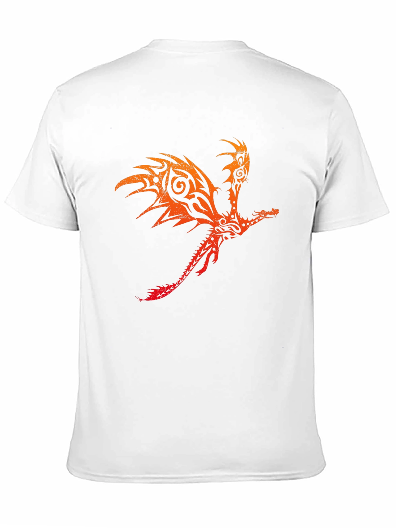 Tribal Dragon Graphic Black Tee