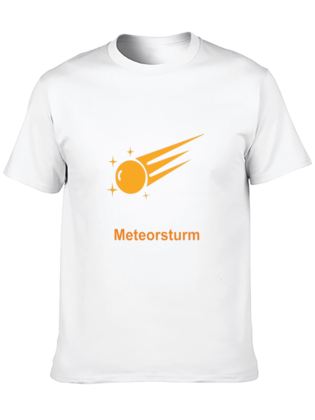 Meteorsturm Graphic Tee - Black Cotton T-Shirt