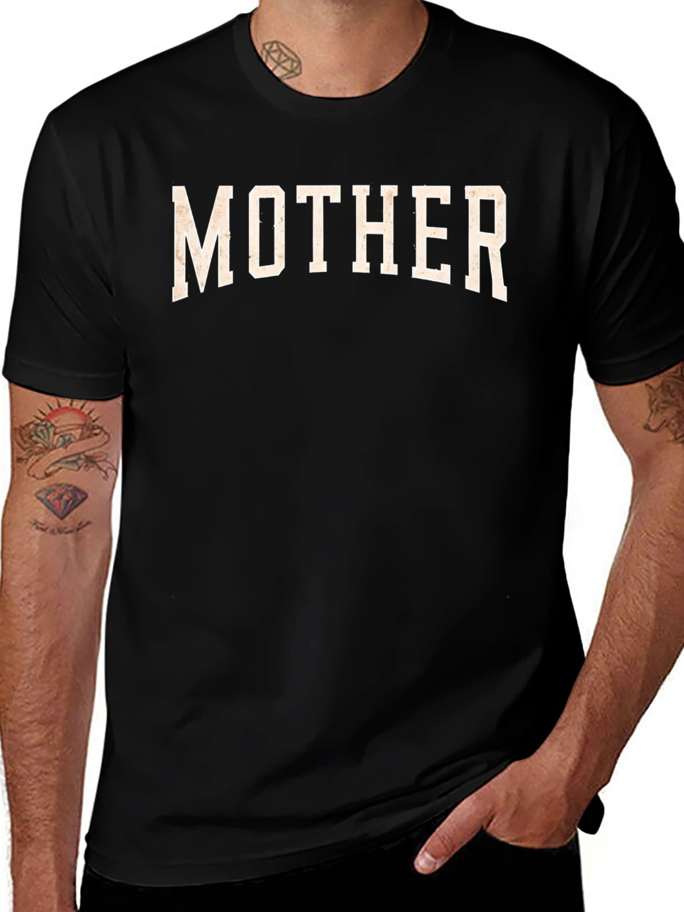 Mother Tee - Bold Black Graphic T-Shirt