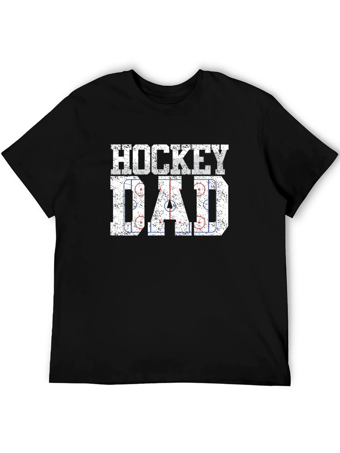 Hockey Dad Graphic T-Shirt - Black