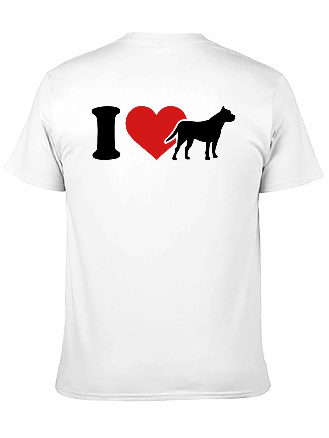 I Heart Dogs Black T-Shirt