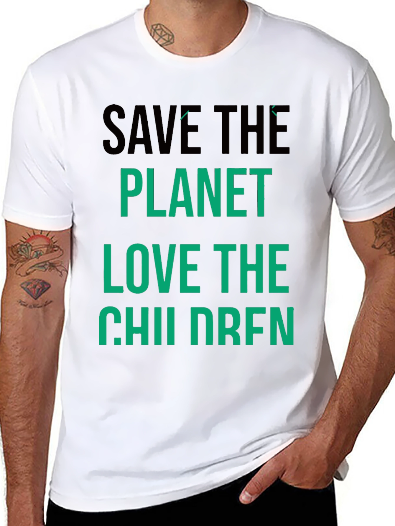 Save the Planet Graphic Tee - Eco Friendly