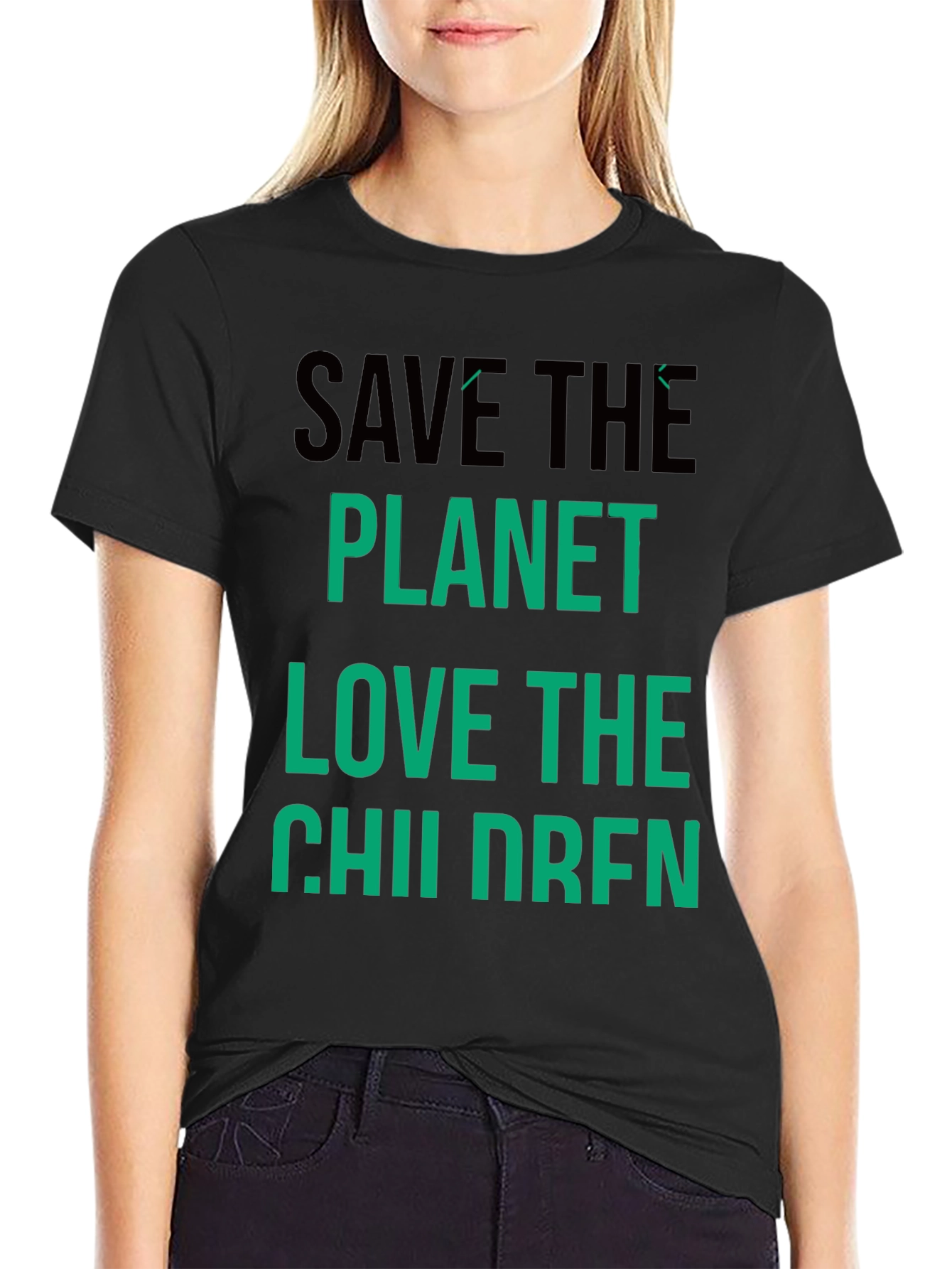 Save the Planet Graphic Tee - Eco Friendly