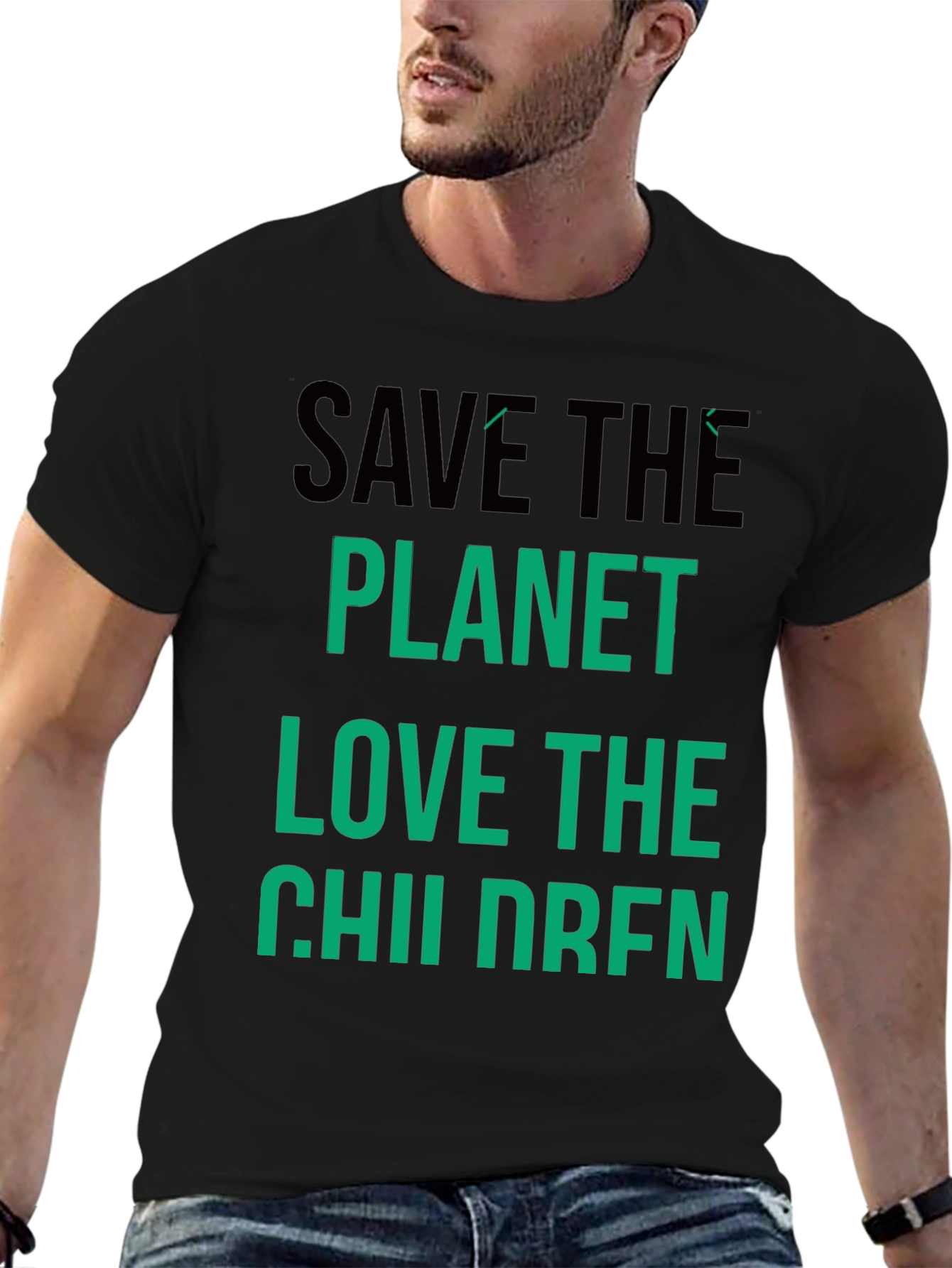 Save the Planet Graphic Tee - Eco Friendly