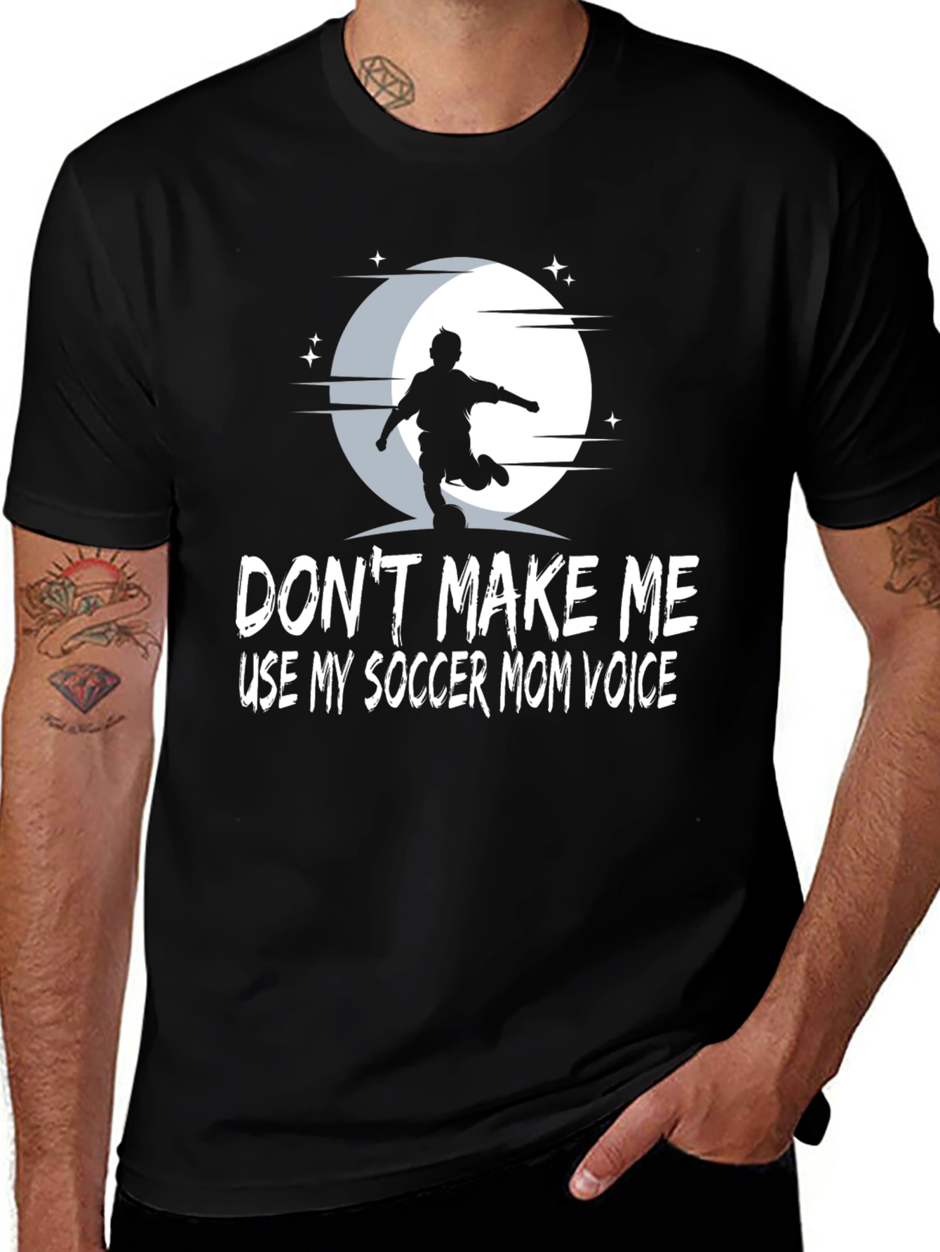 Soccer Mom Voice T-Shirt Funny Graphic Tee
